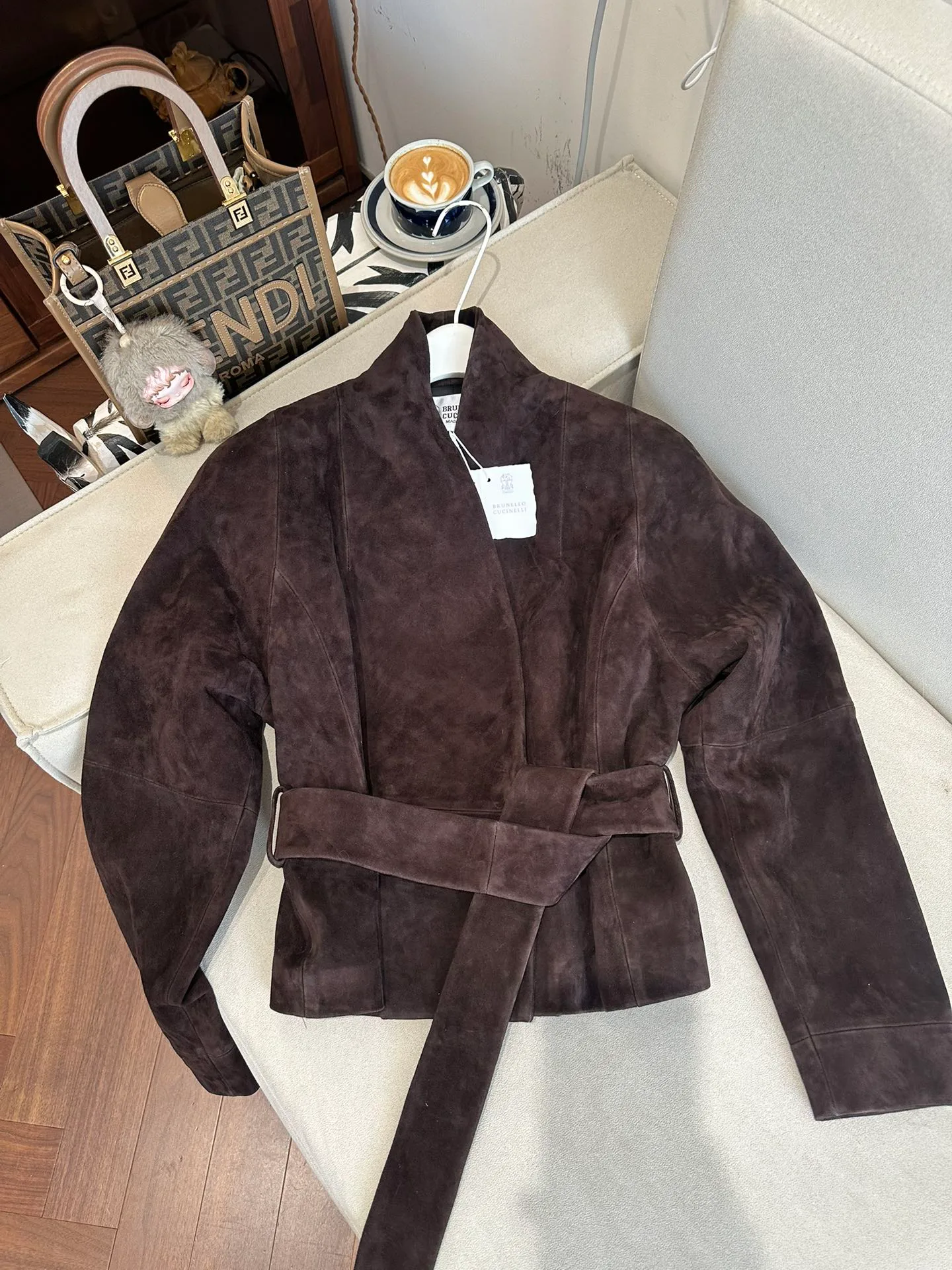 Кожаные Куртки И Дублёнки Женские Brunello Cucinelli 11814005