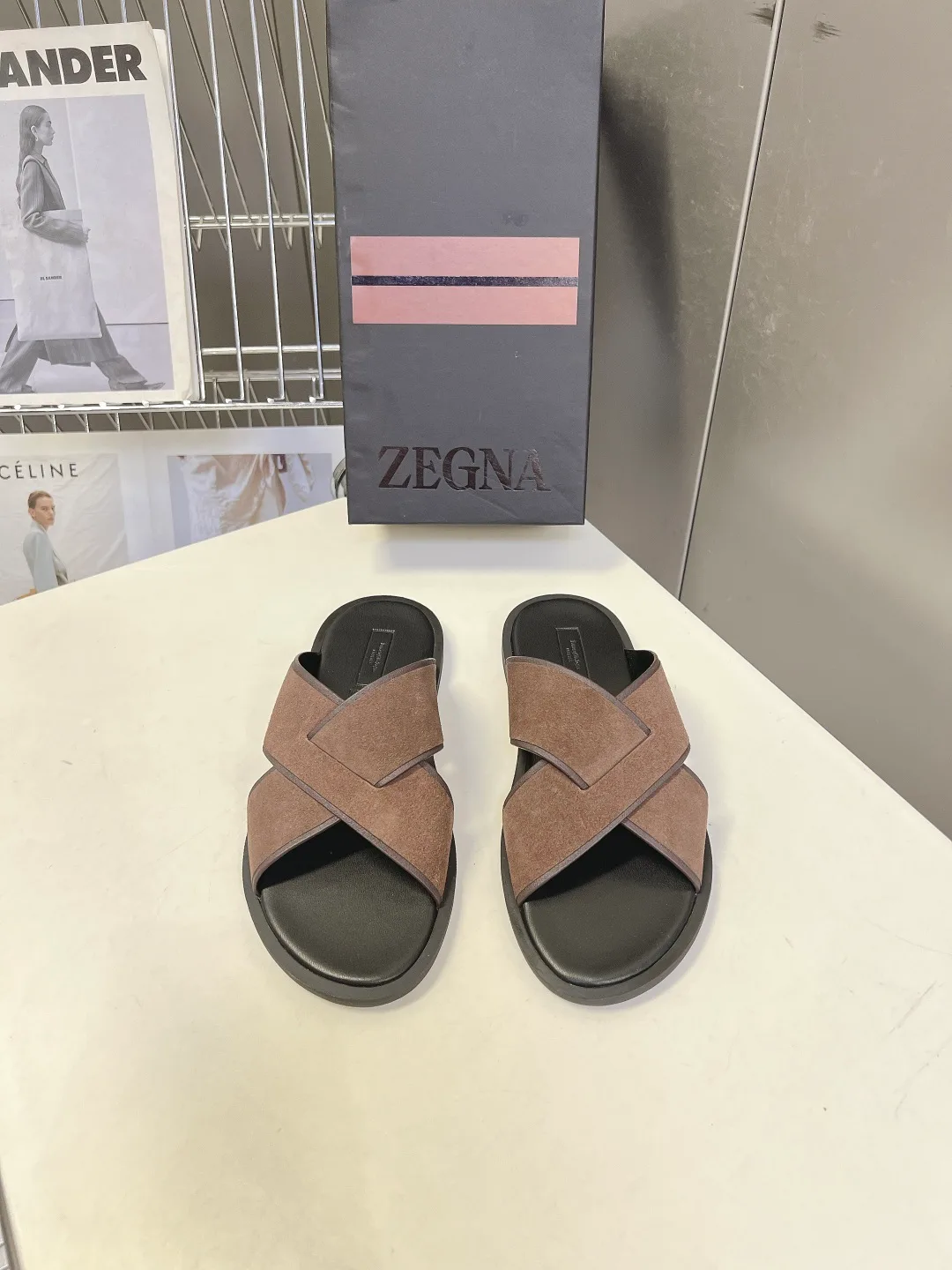 Шлепанцы Мужские Zegna 17138259