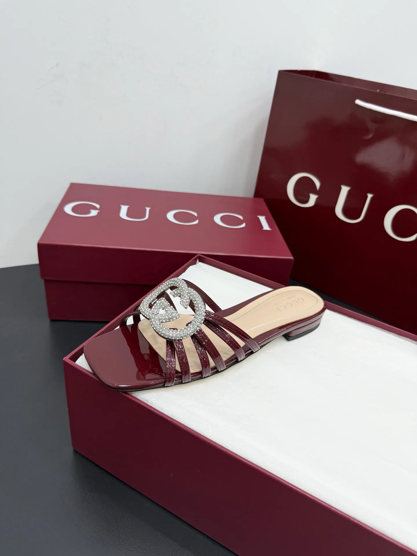 Шлепанцы Женские Gucci 457922