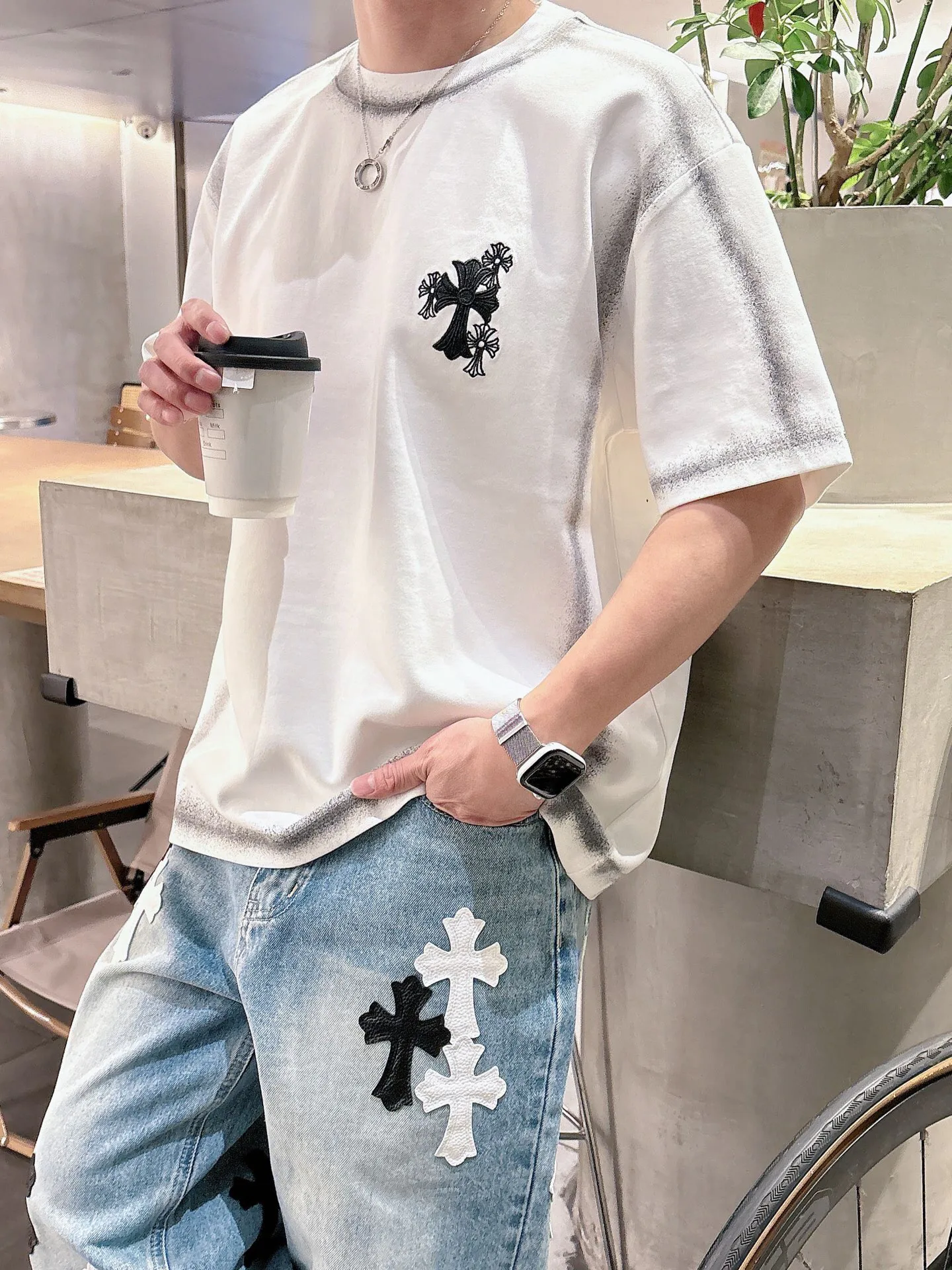 Футболки Мужские Chrome Hearts 11695030