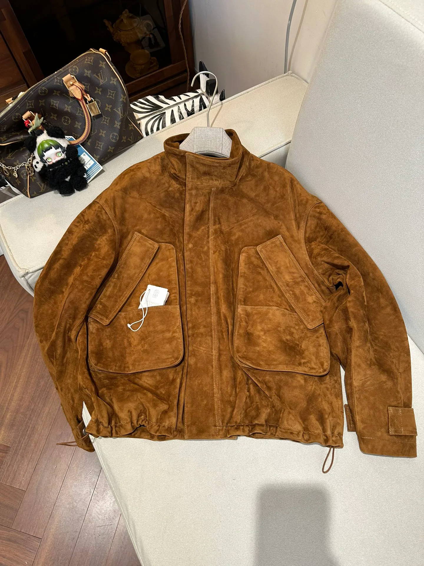 Кожаные Куртки И Дублёнки Женские Brunello Cucinelli 13910610