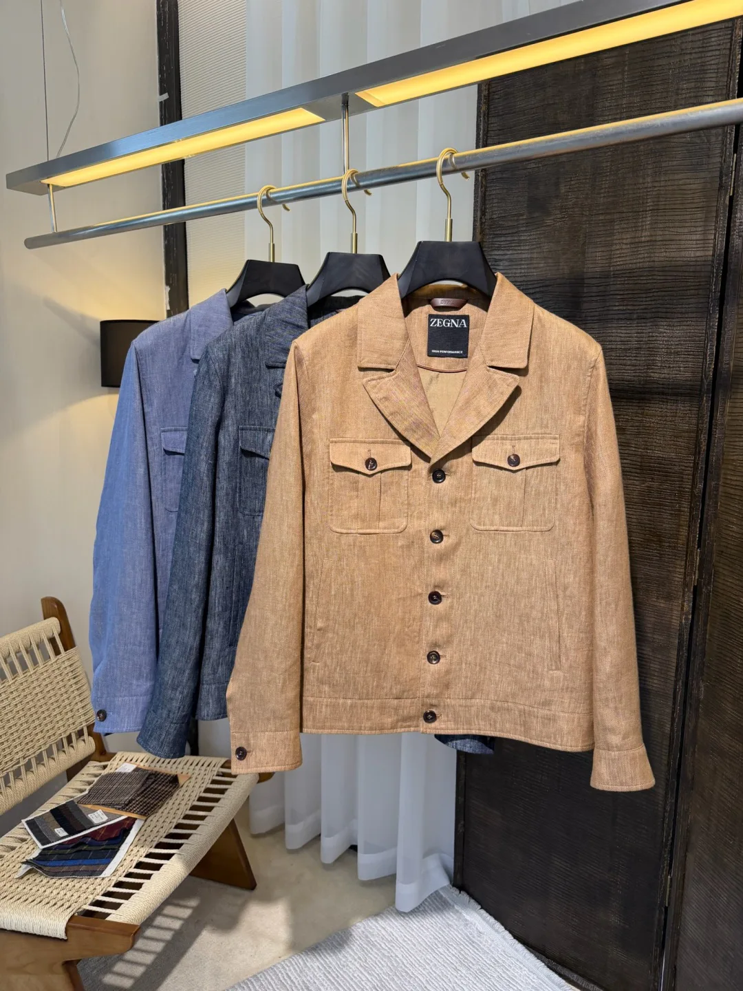 Рубашки Мужские Zegna 10969212