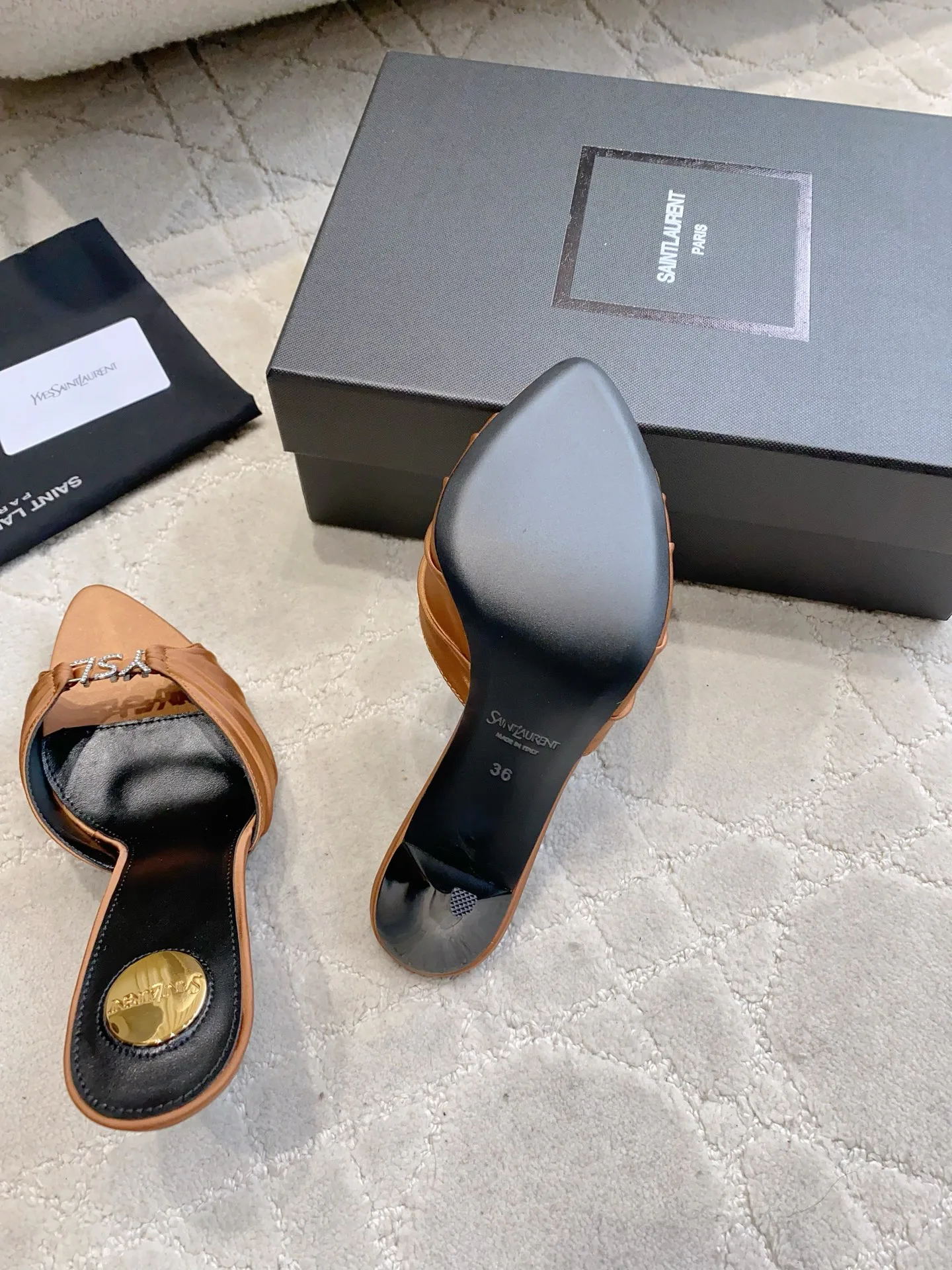 Босоножки Женские Saint Laurent 13332000