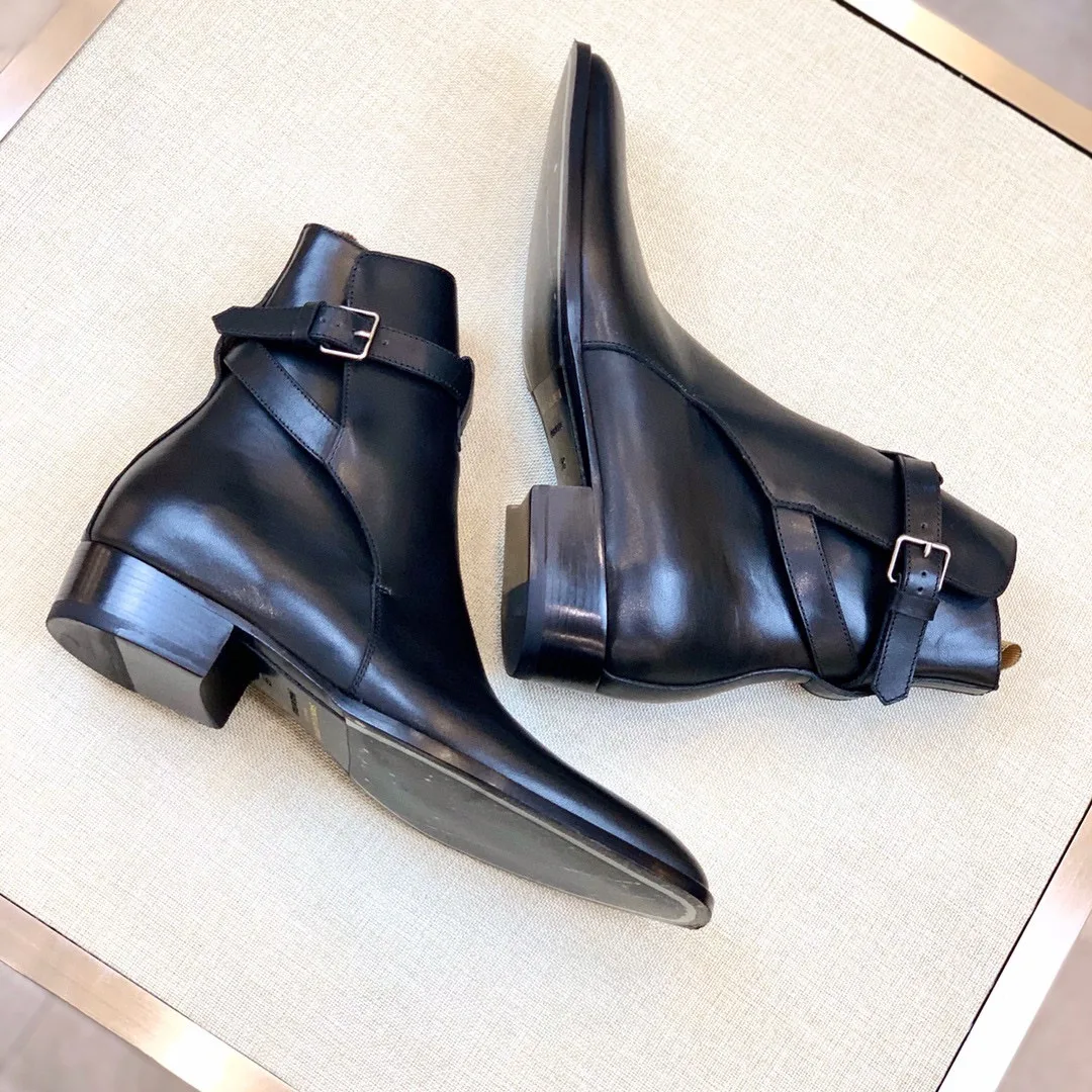 Ботинки Мужские Saint Laurent 351710