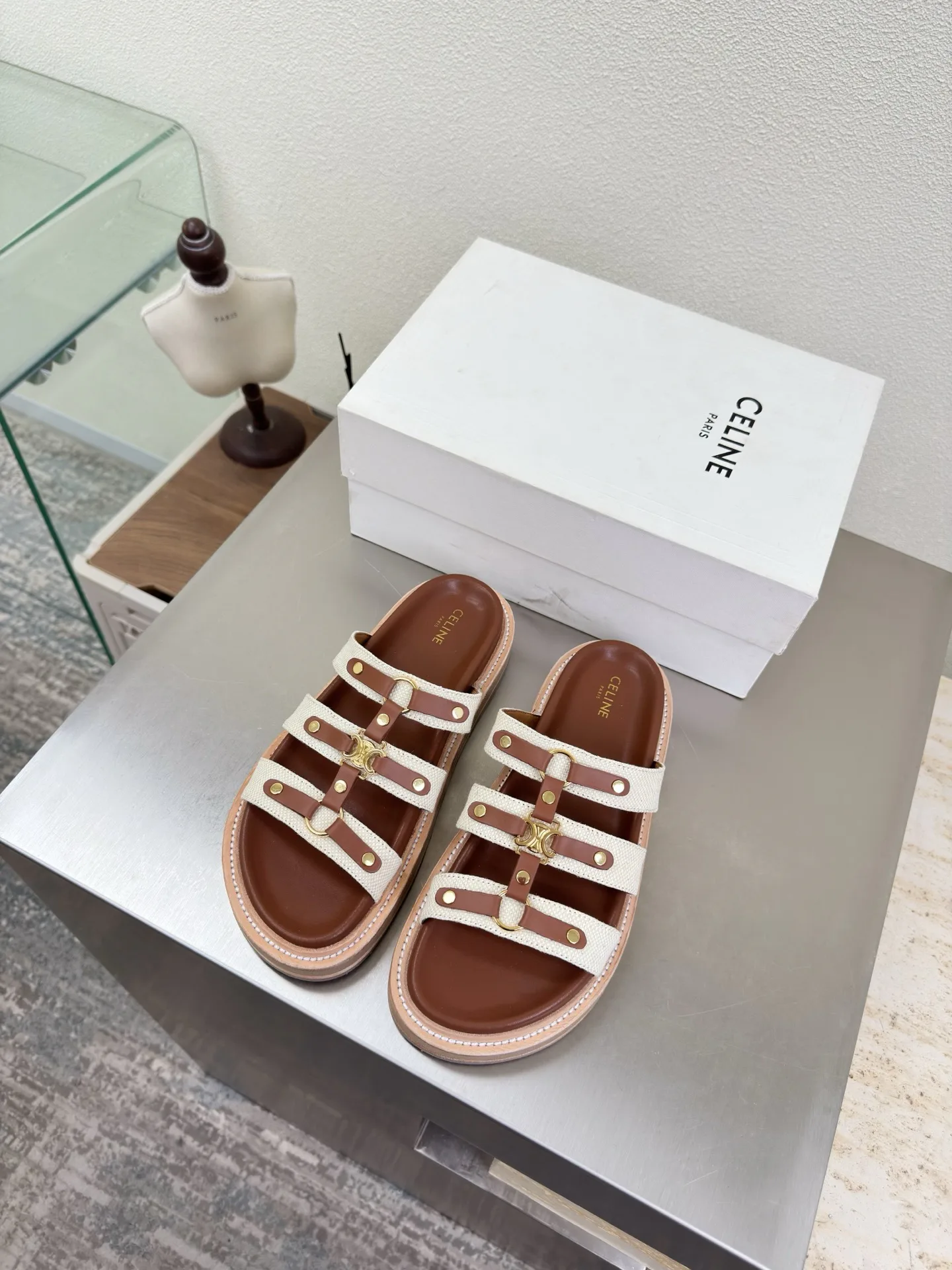 Шлепанцы Женские Celine 5084459