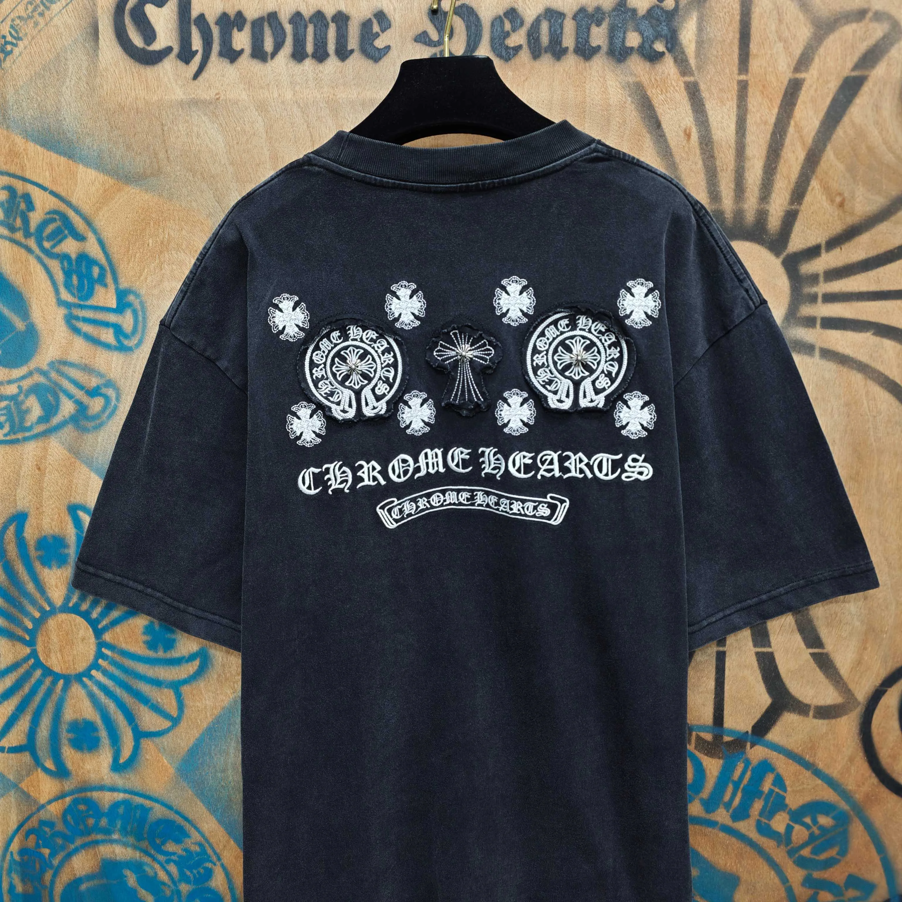 Лонгсливы Мужские Chrome Hearts 13311049