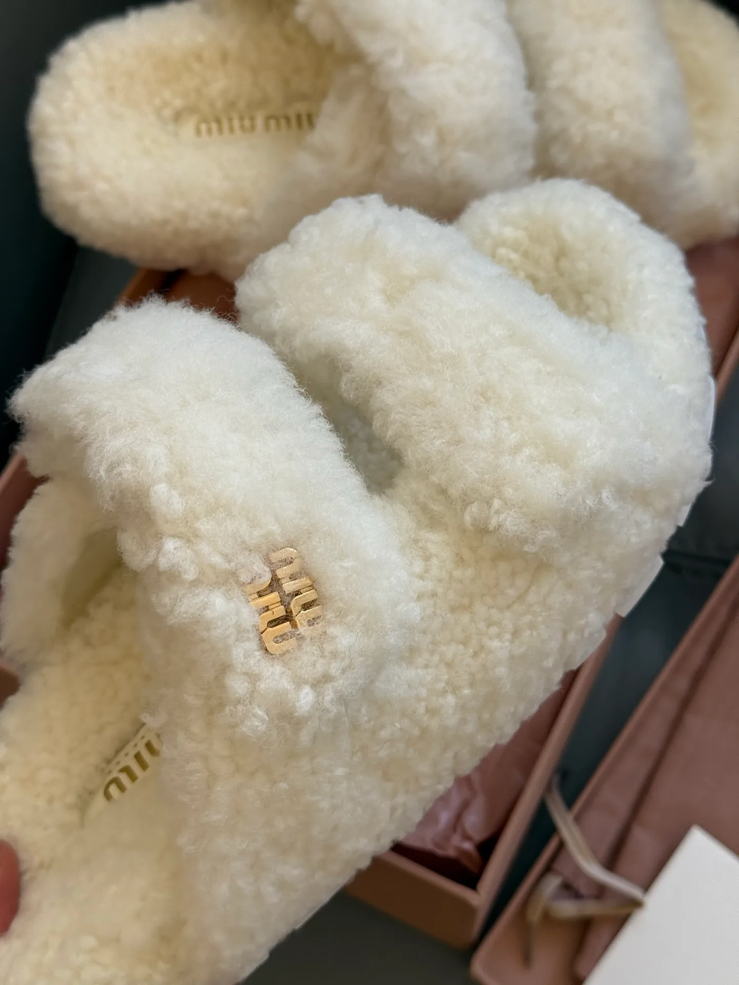 Тапочки Женские Miu Miu 100096