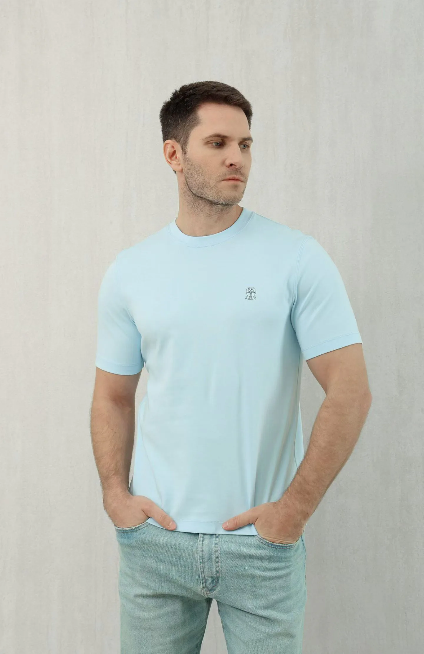 Футболки Мужские Brunello Cucinelli 10650969