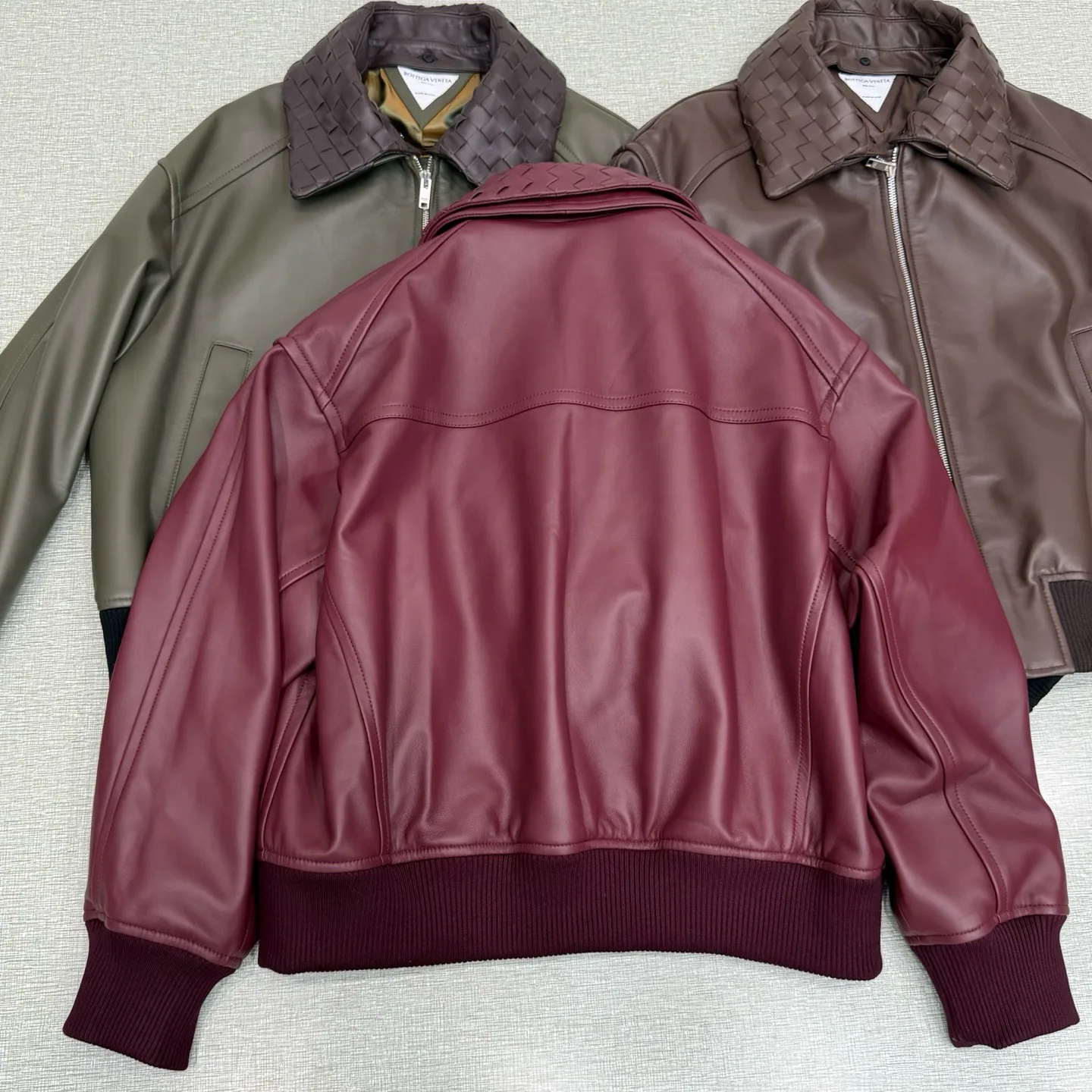 Кожаные Куртки И Дублёнки Женские Bottega Veneta 17322205