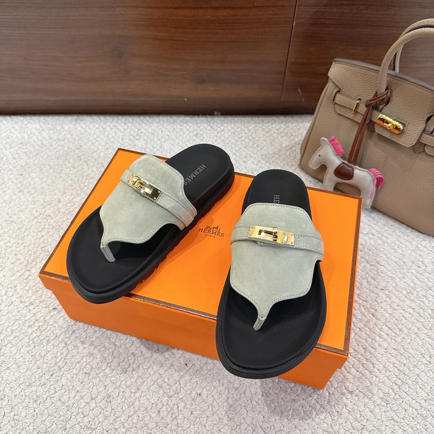 Шлепанцы Женские Hermes 9050988