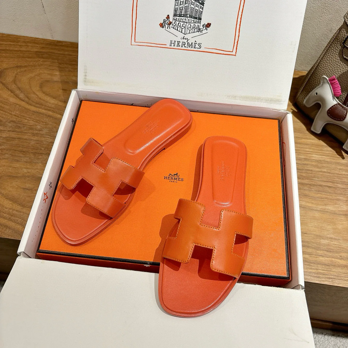 Шлепанцы Женские Hermes 396991