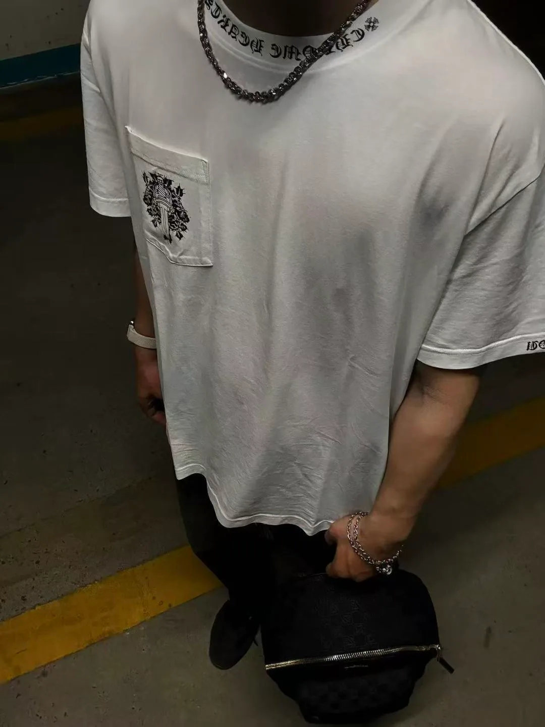 Футболки Мужские Chrome Hearts 10983747
