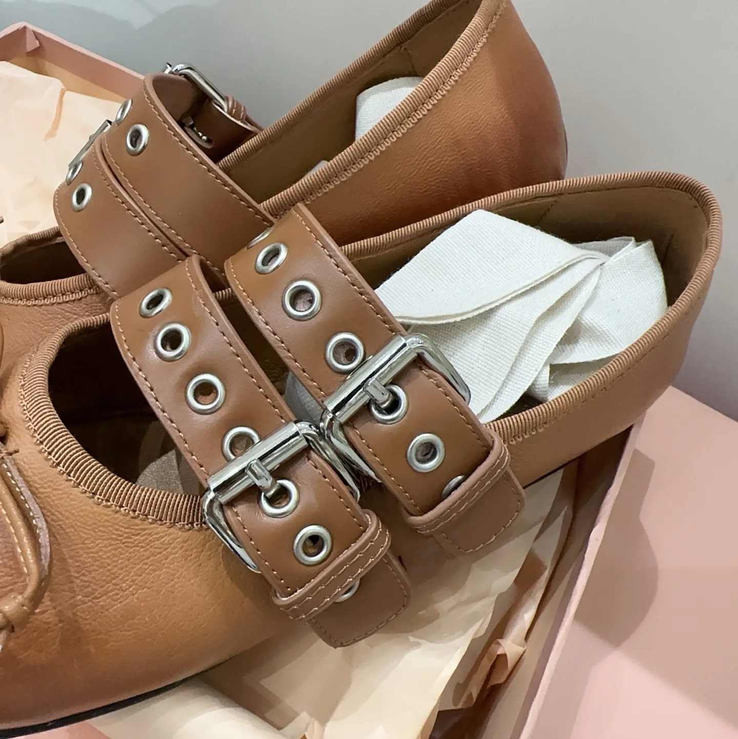 Балетки Женские Miu Miu 13453758