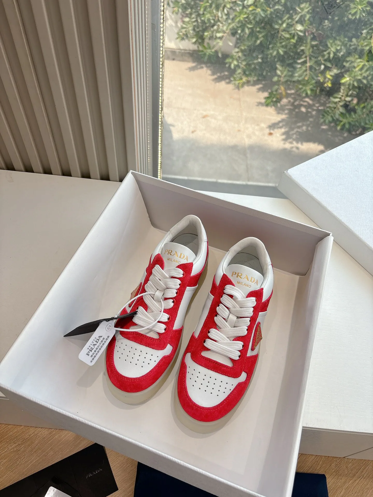 Кеды Женские Prada 9783