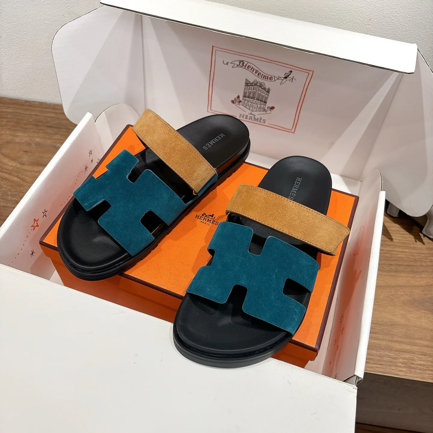 Шлепанцы Мужские Hermes 491605