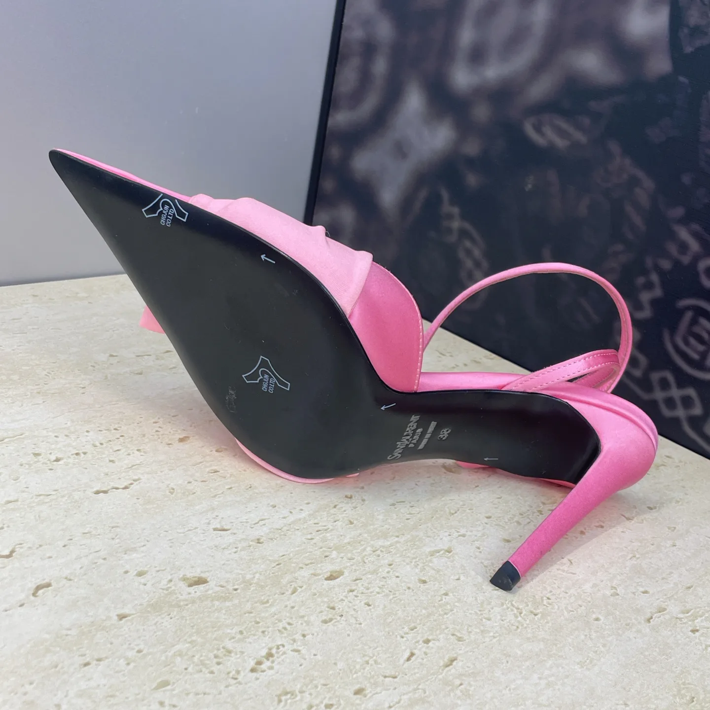 Босоножки Женские Saint Laurent 3009078