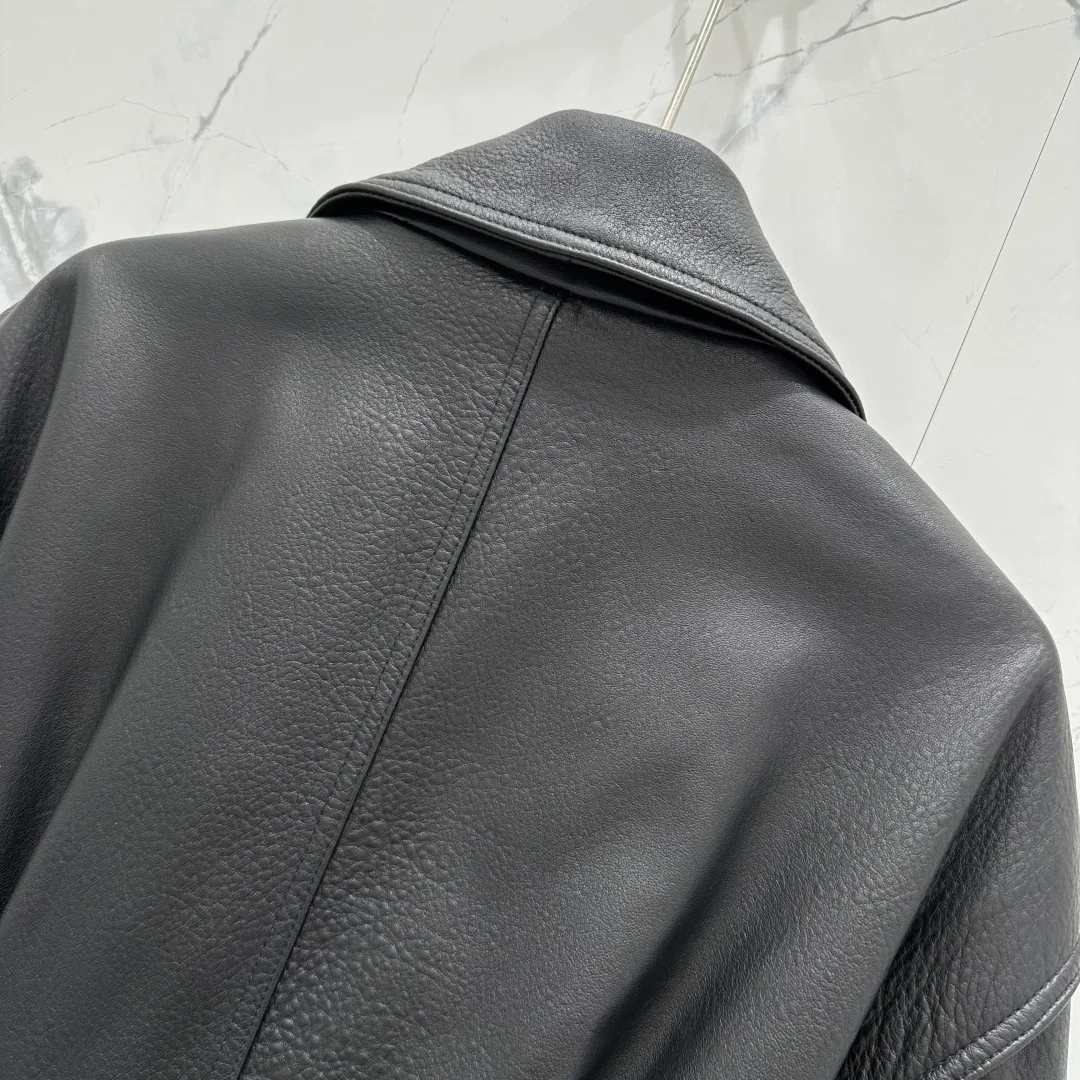 Кожаные Куртки И Дублёнки Женские Saint Laurent 10387481