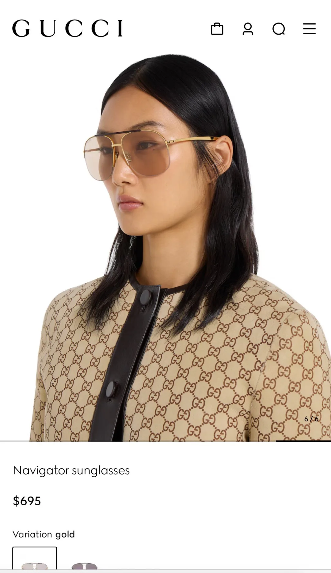 Очки Gucci 6674803