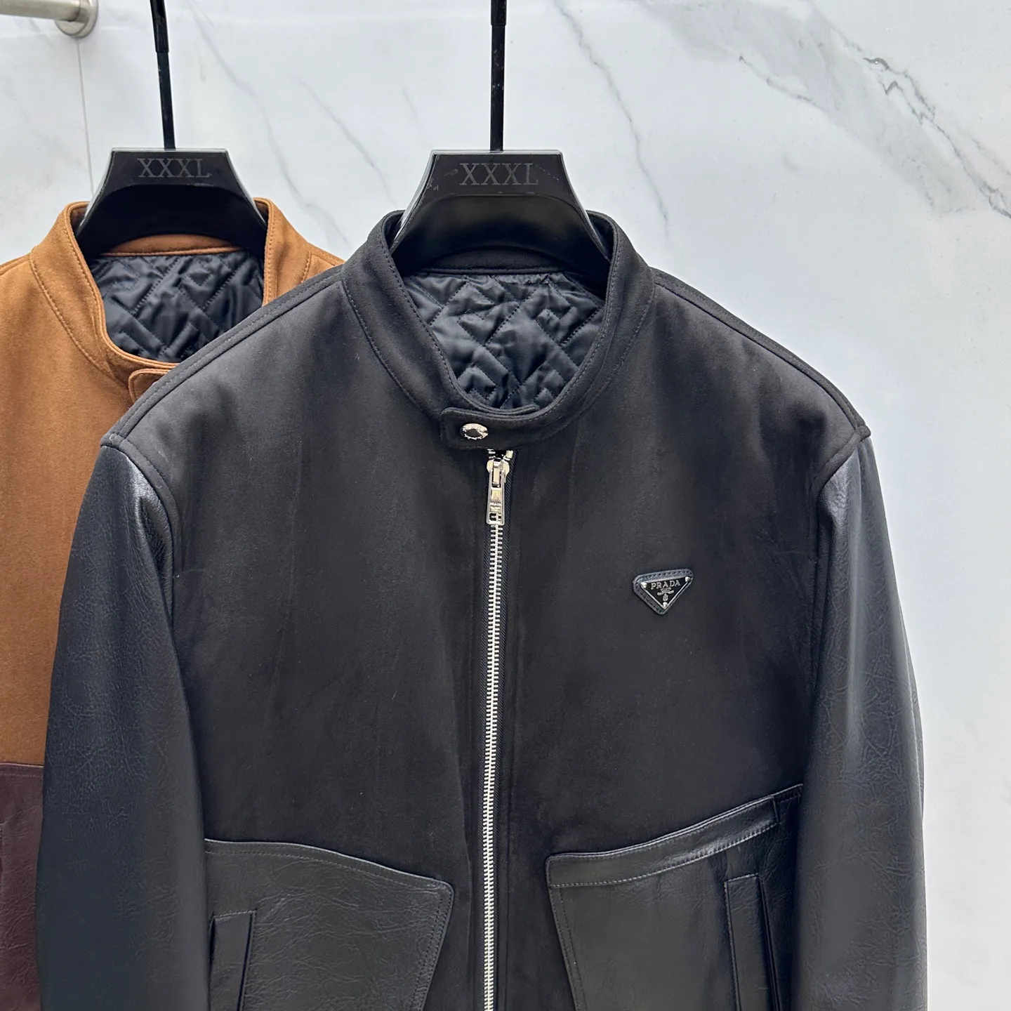 Кожаные Куртки И Дублёнки Мужские Prada 940680