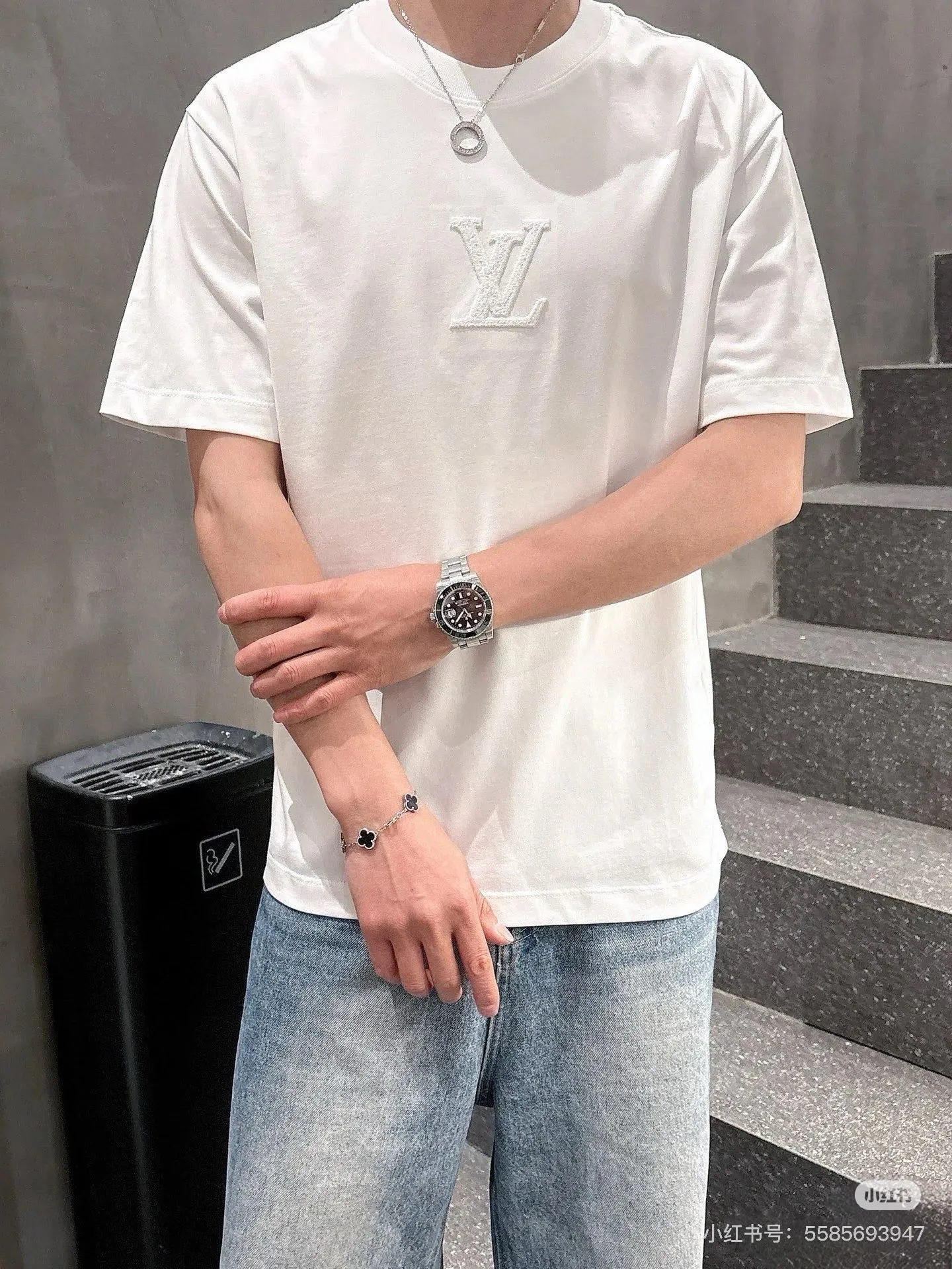 Футболки Мужские Louis Vuitton 1297316