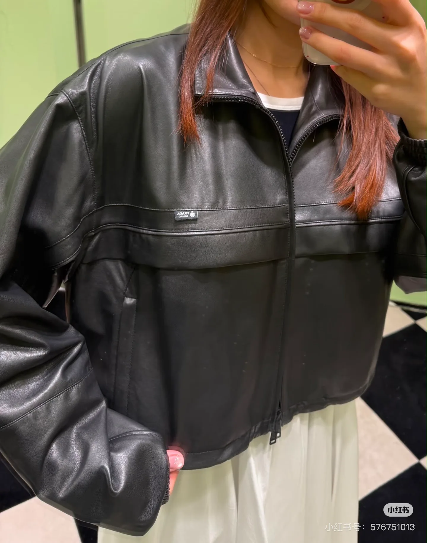 Кожаные Куртки И Дублёнки Женские Prada 18172848