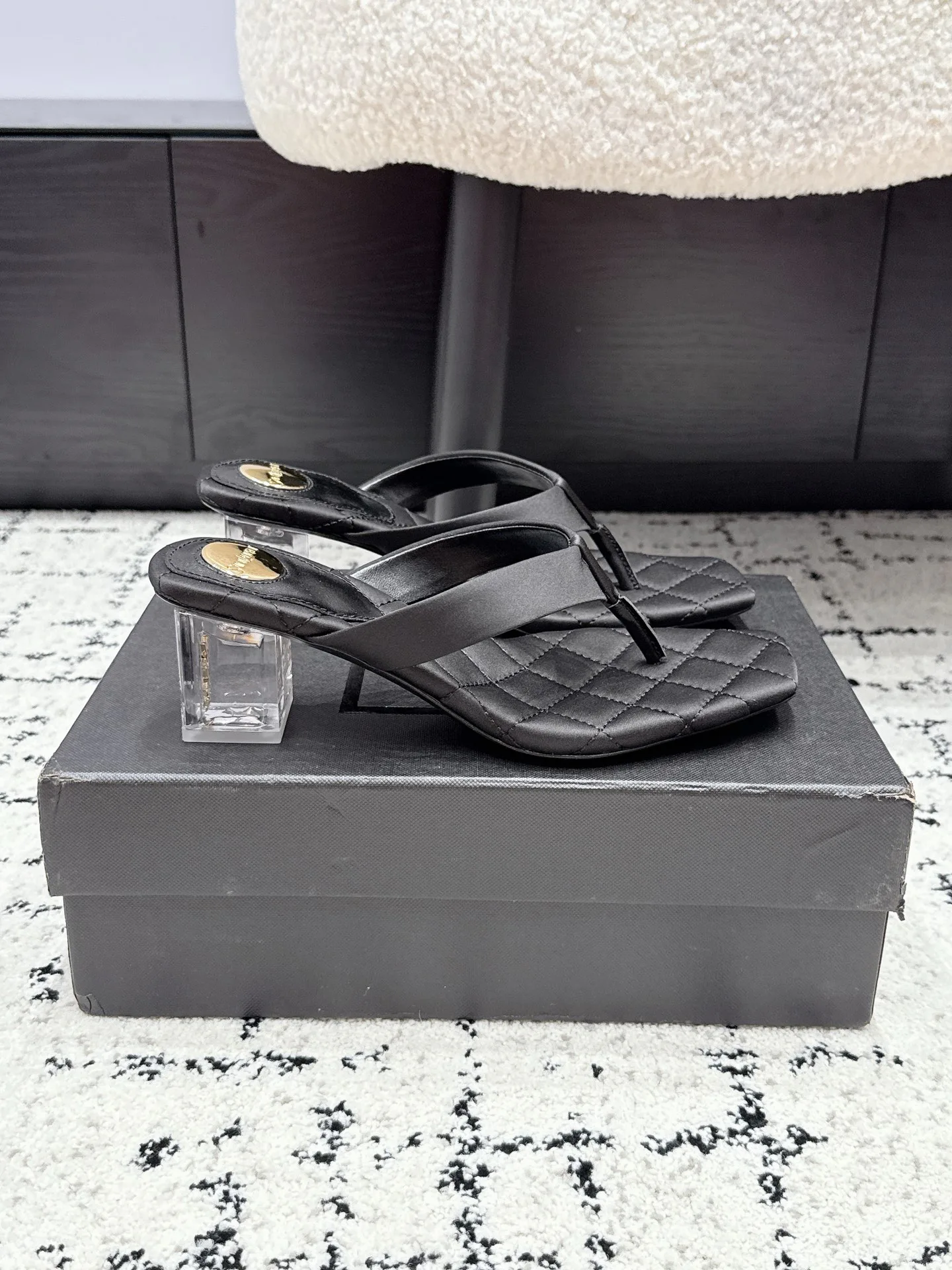 Босоножки Женские Saint Laurent 17355756