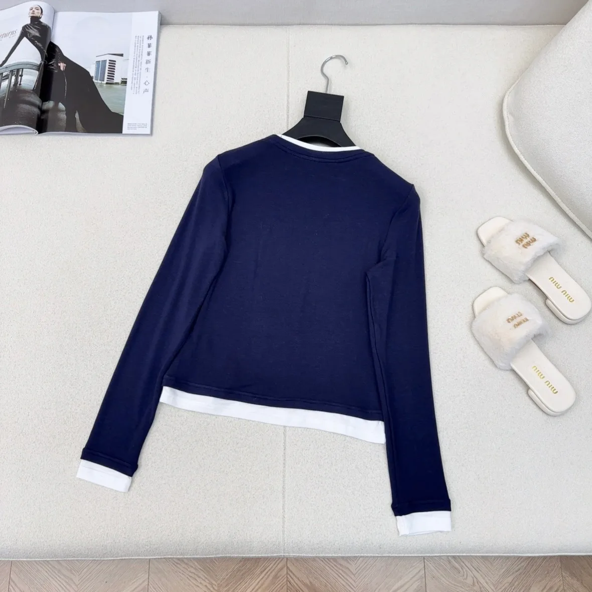 Лонгсливы Женские Miu Miu 5072759