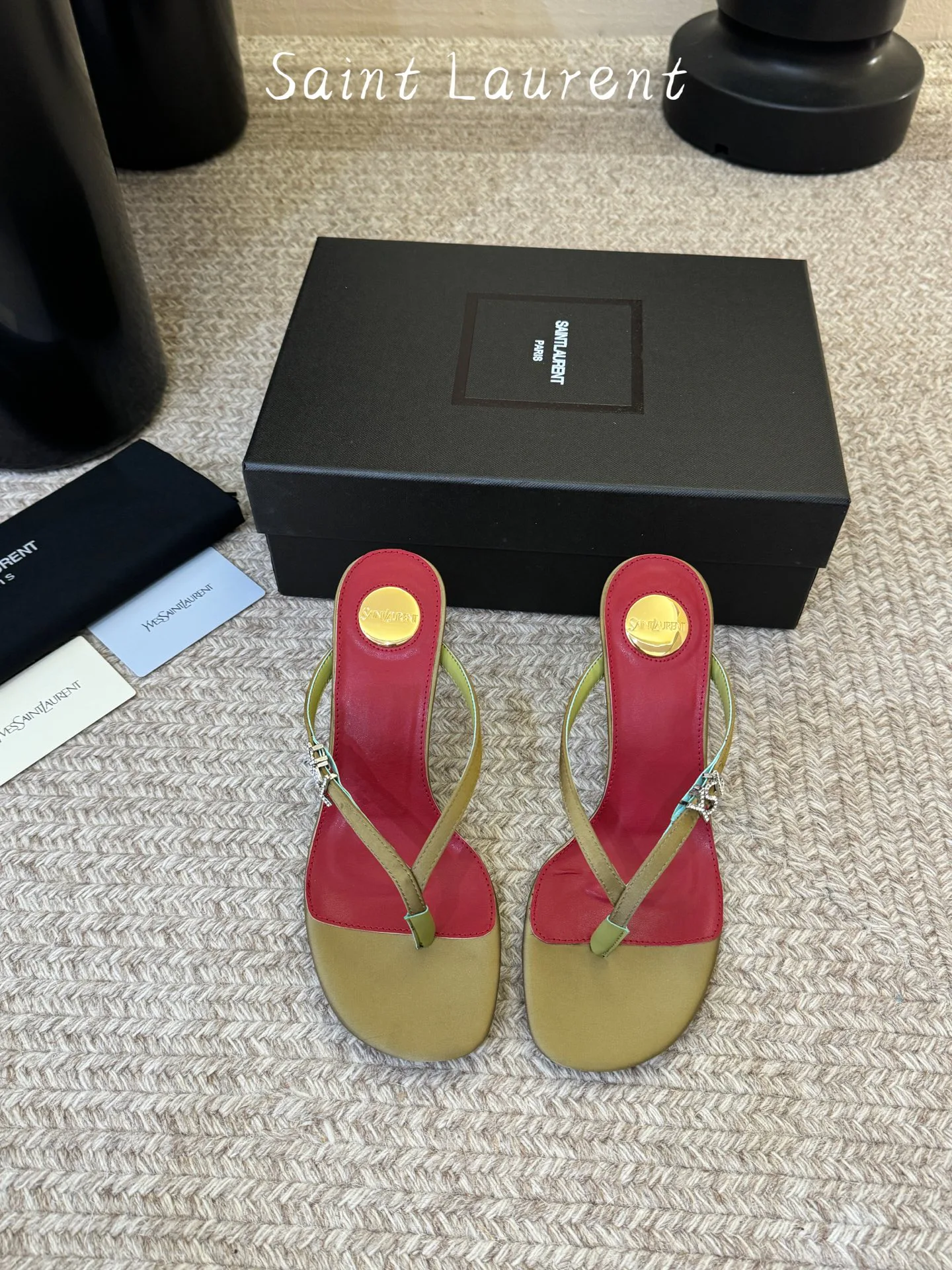 Босоножки Женские Saint Laurent 13077805