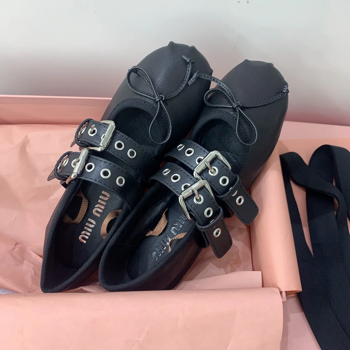 Балетки Женские Miu Miu 12696586
