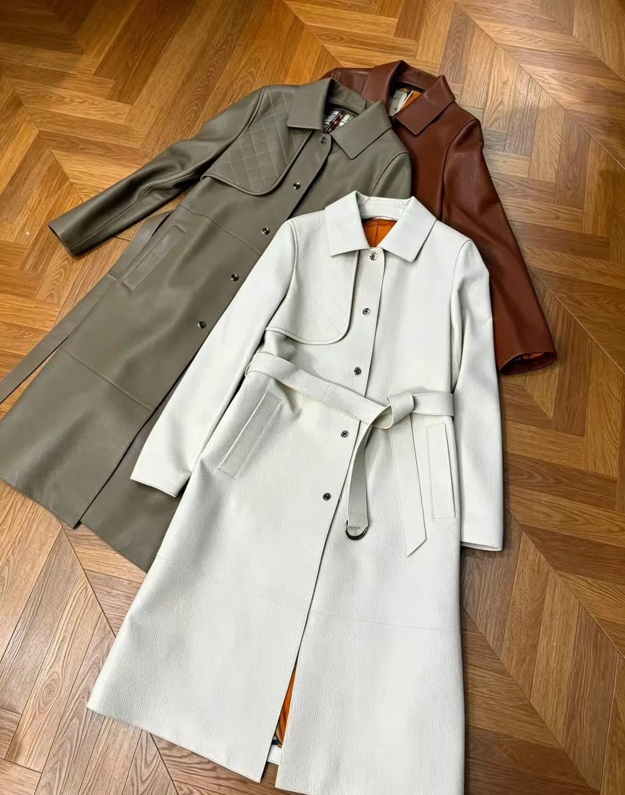 Кожаные Куртки И Дублёнки Женские Hermes 18805196