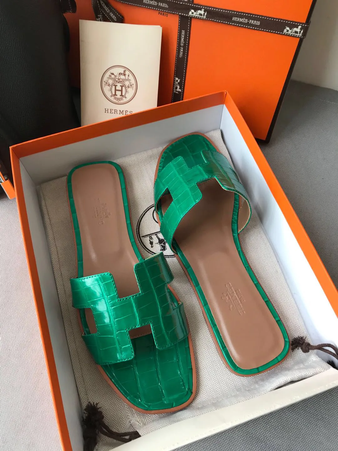 Шлепанцы Женские Hermes 3967595