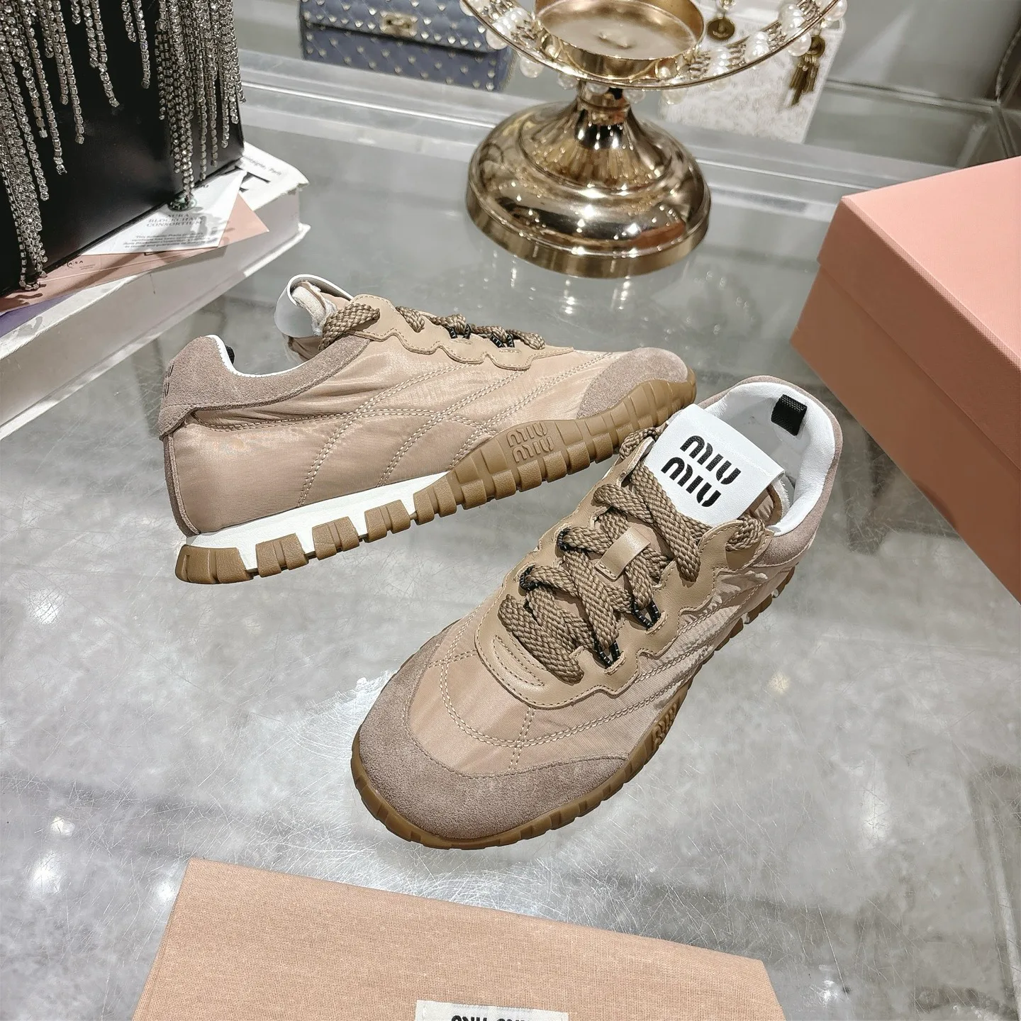 Кроссовки Женские Miu Miu 397979