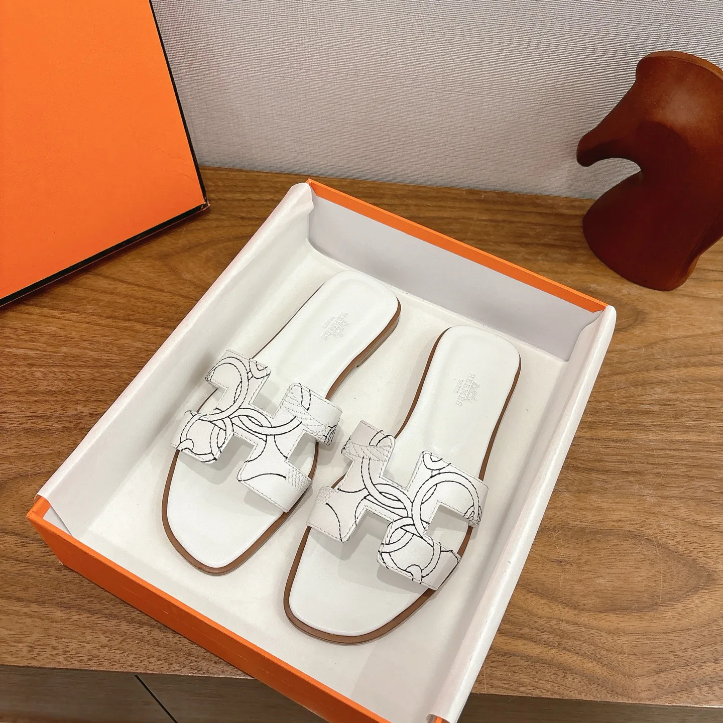 Шлепанцы Женские Hermes 399025