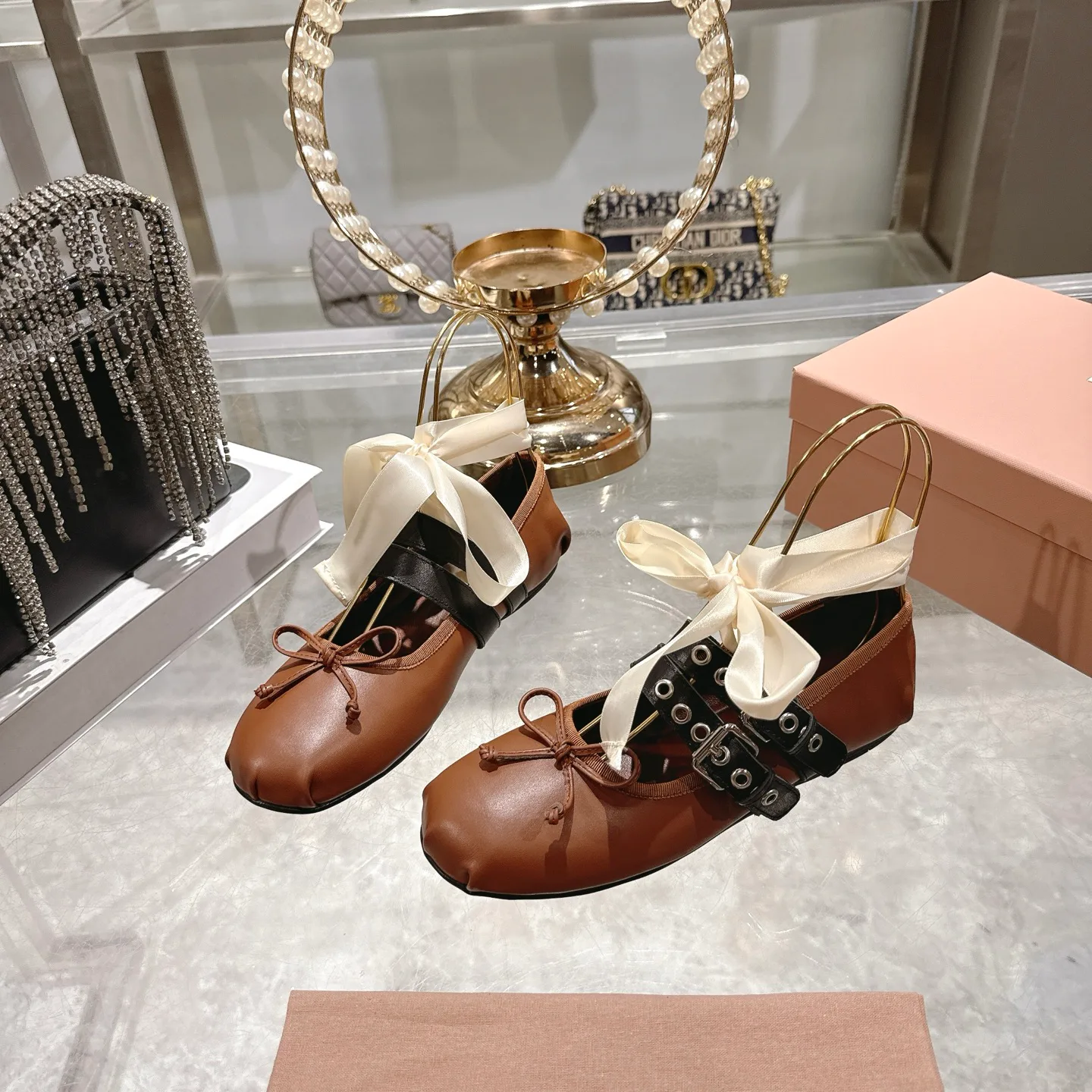 Балетки Женские Miu Miu 11893483