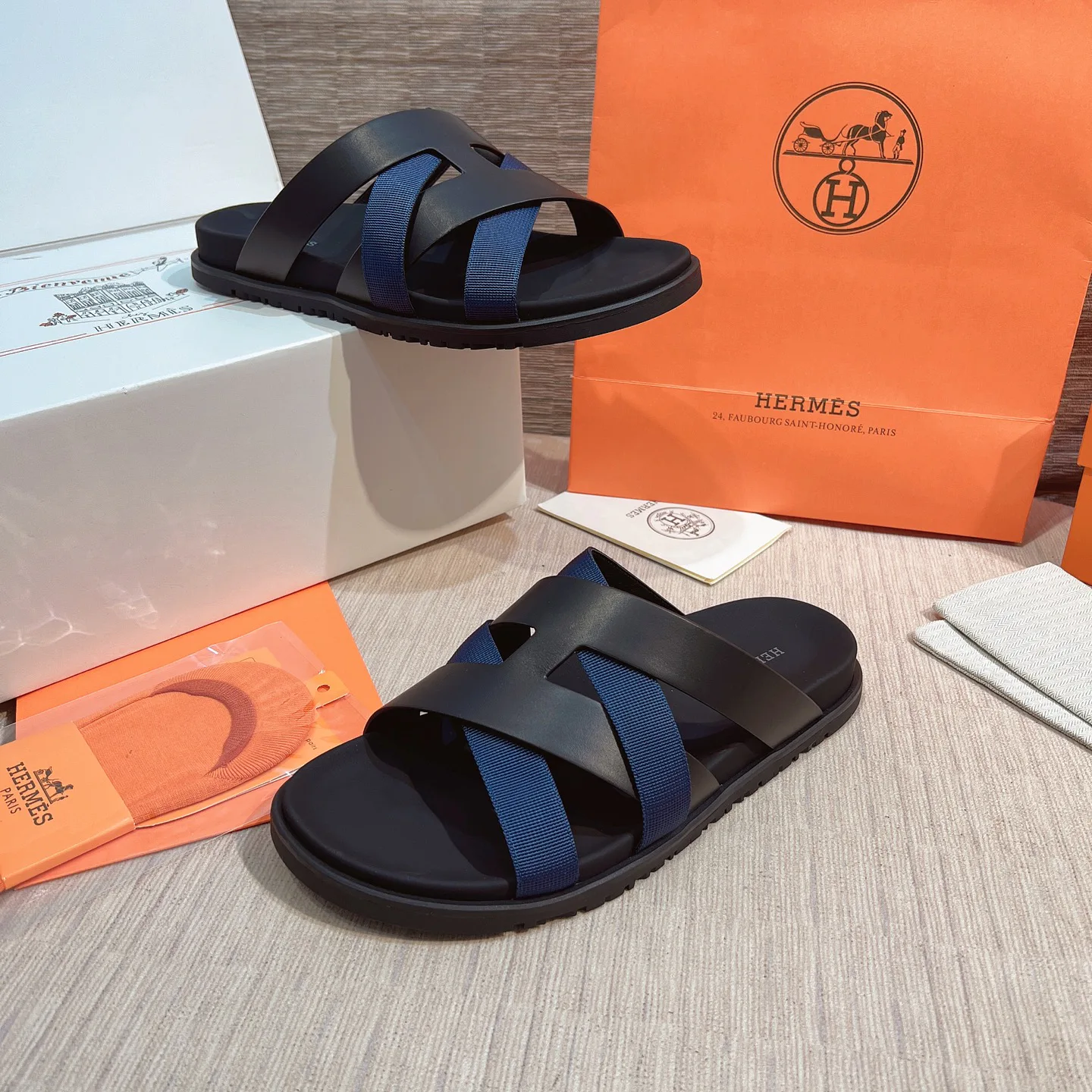 Шлепанцы Женские Hermes 1765952