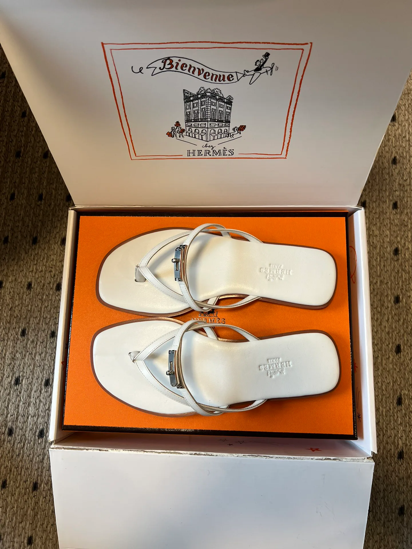 Шлепанцы Женские Hermes 10209514