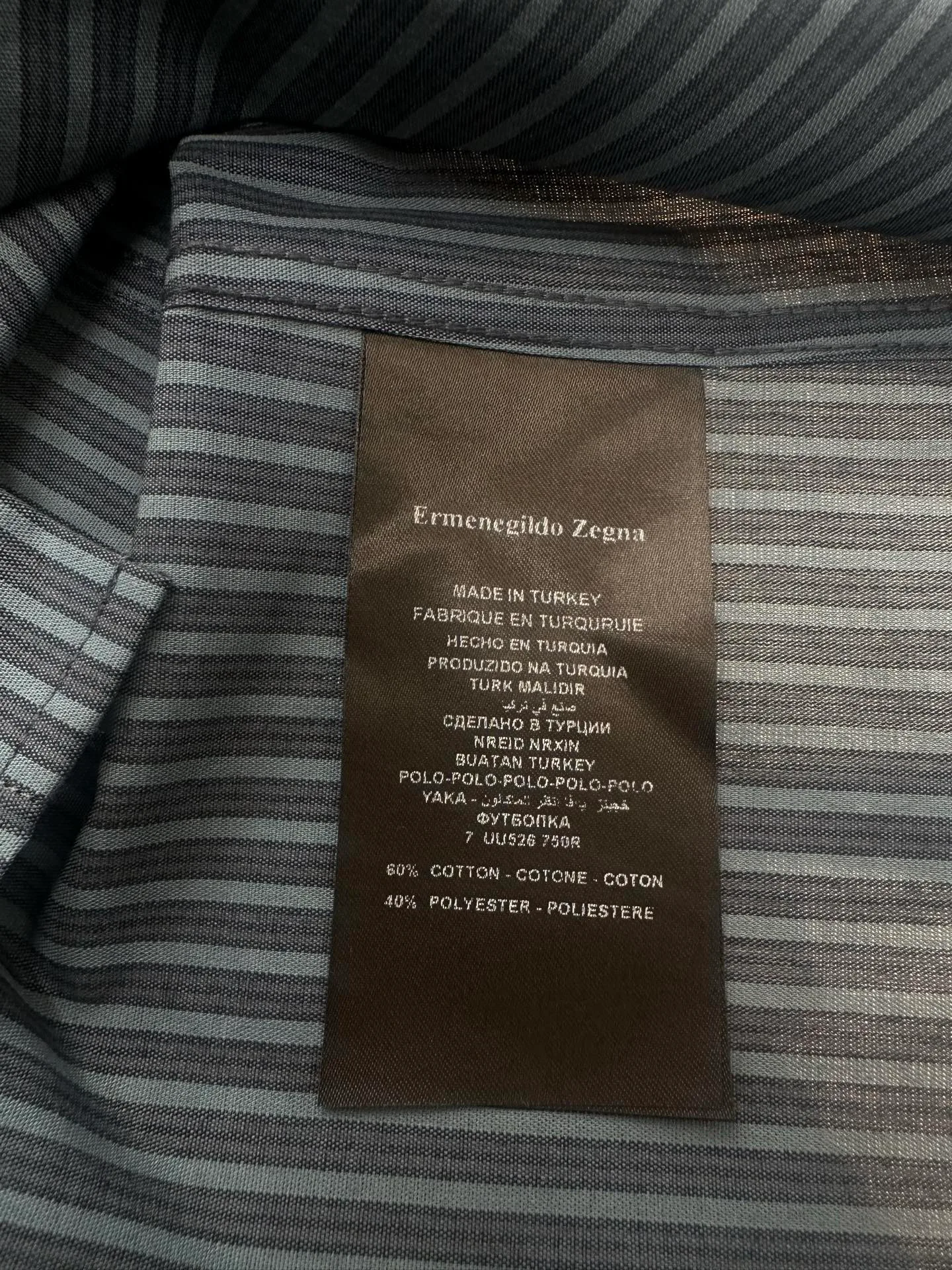 Рубашки Мужские Zegna 11383597