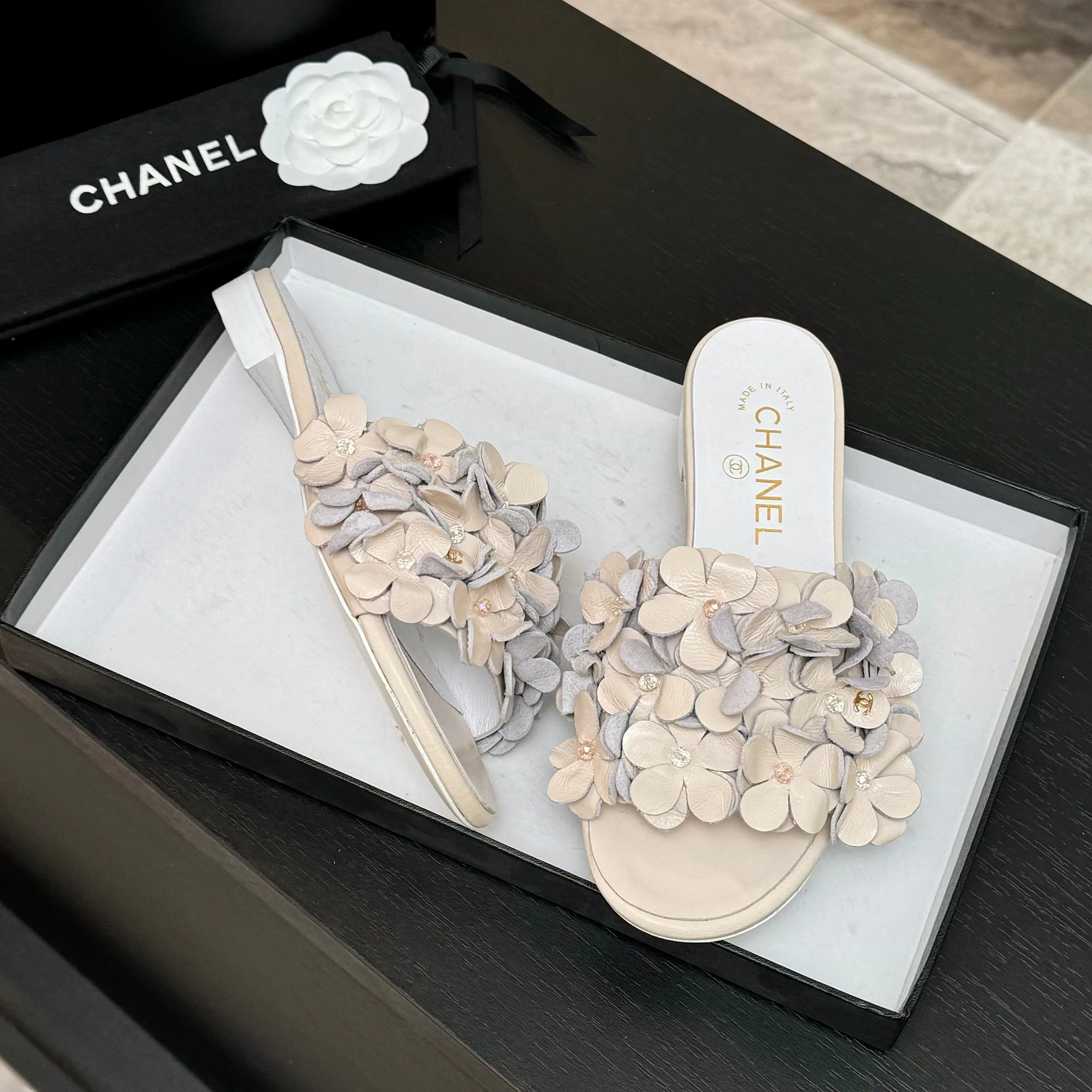 Шлепанцы Женские Chanel 14107