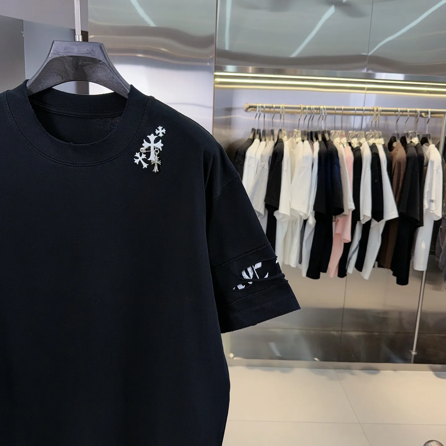 Футболки Мужские Chrome Hearts 12950802