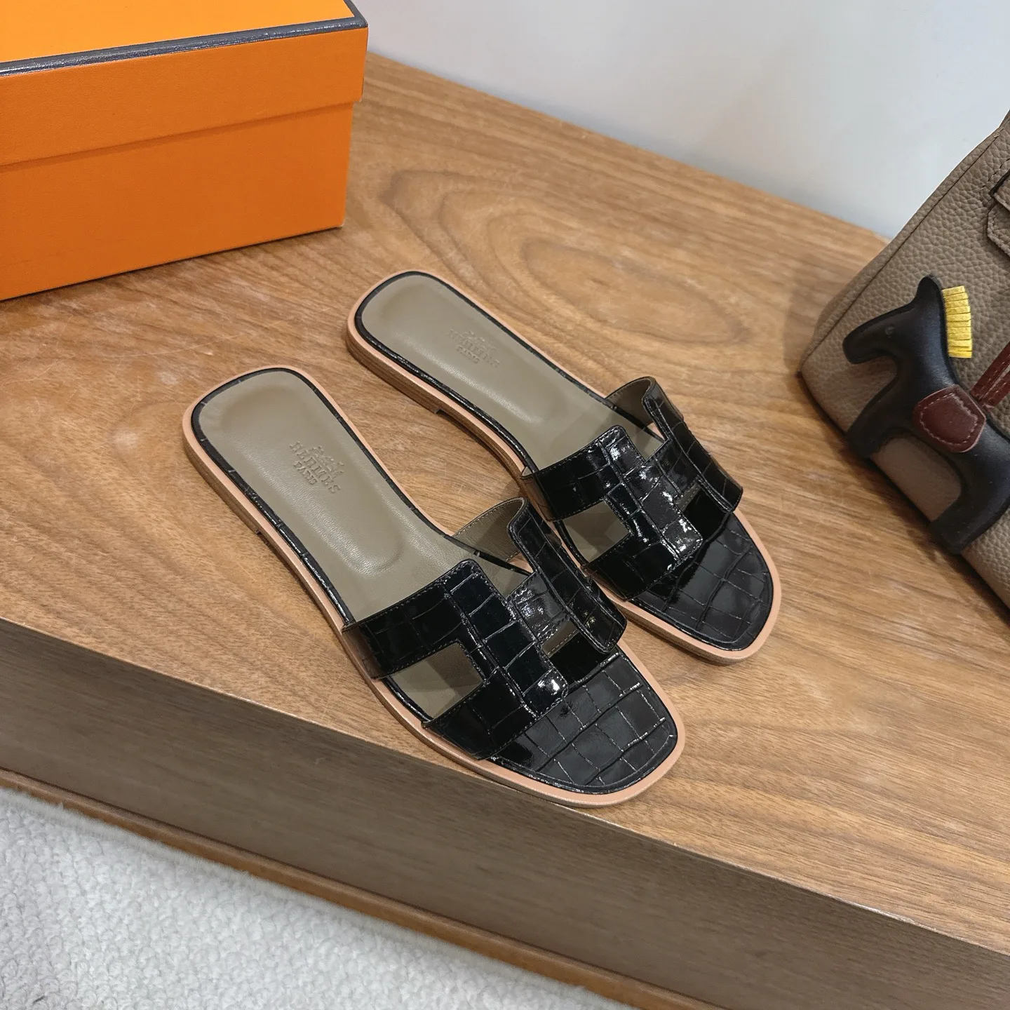 Шлепанцы Женские Hermes 1223548