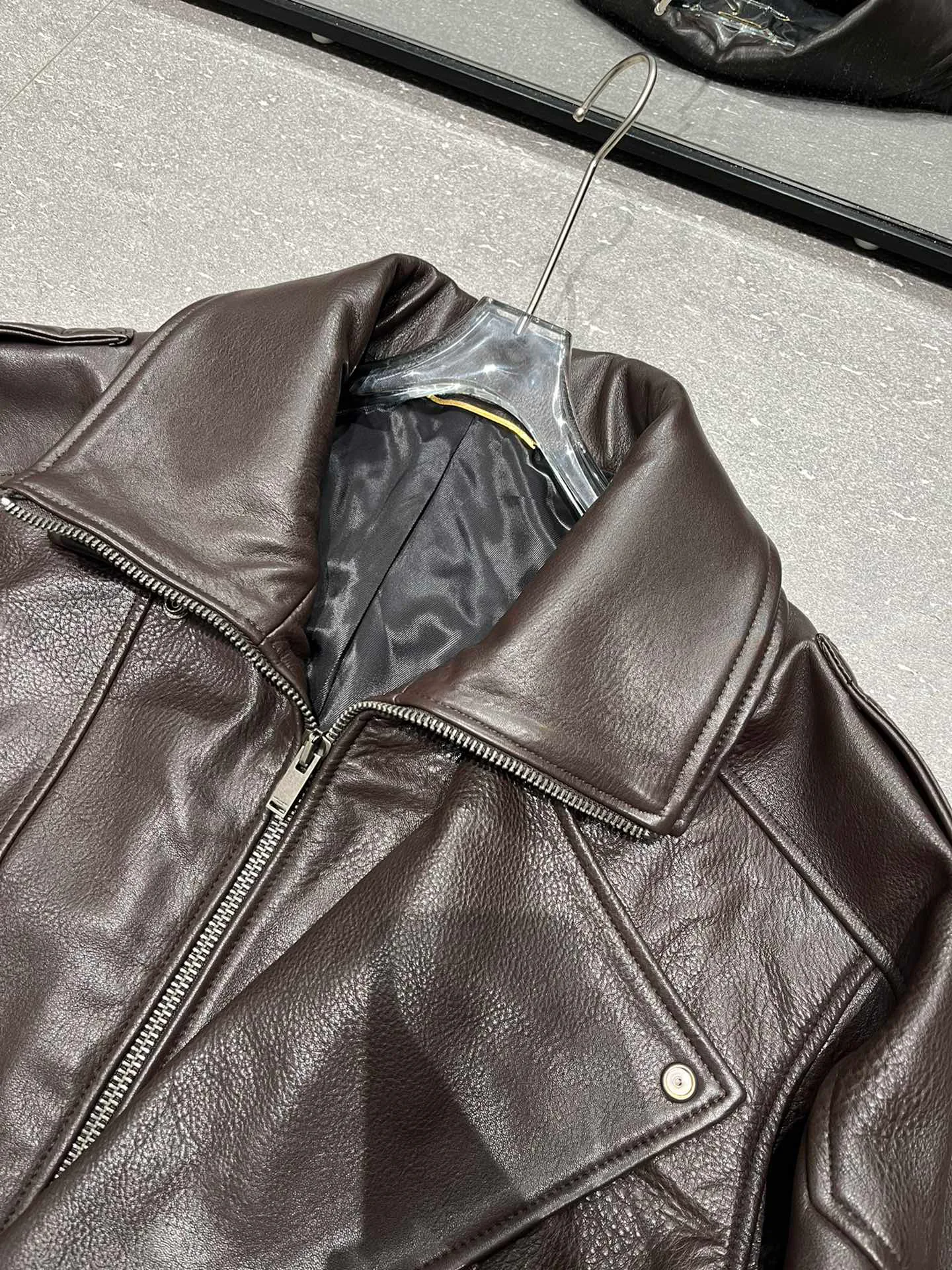 Кожаные Куртки И Дублёнки Мужские Saint Laurent 11485705