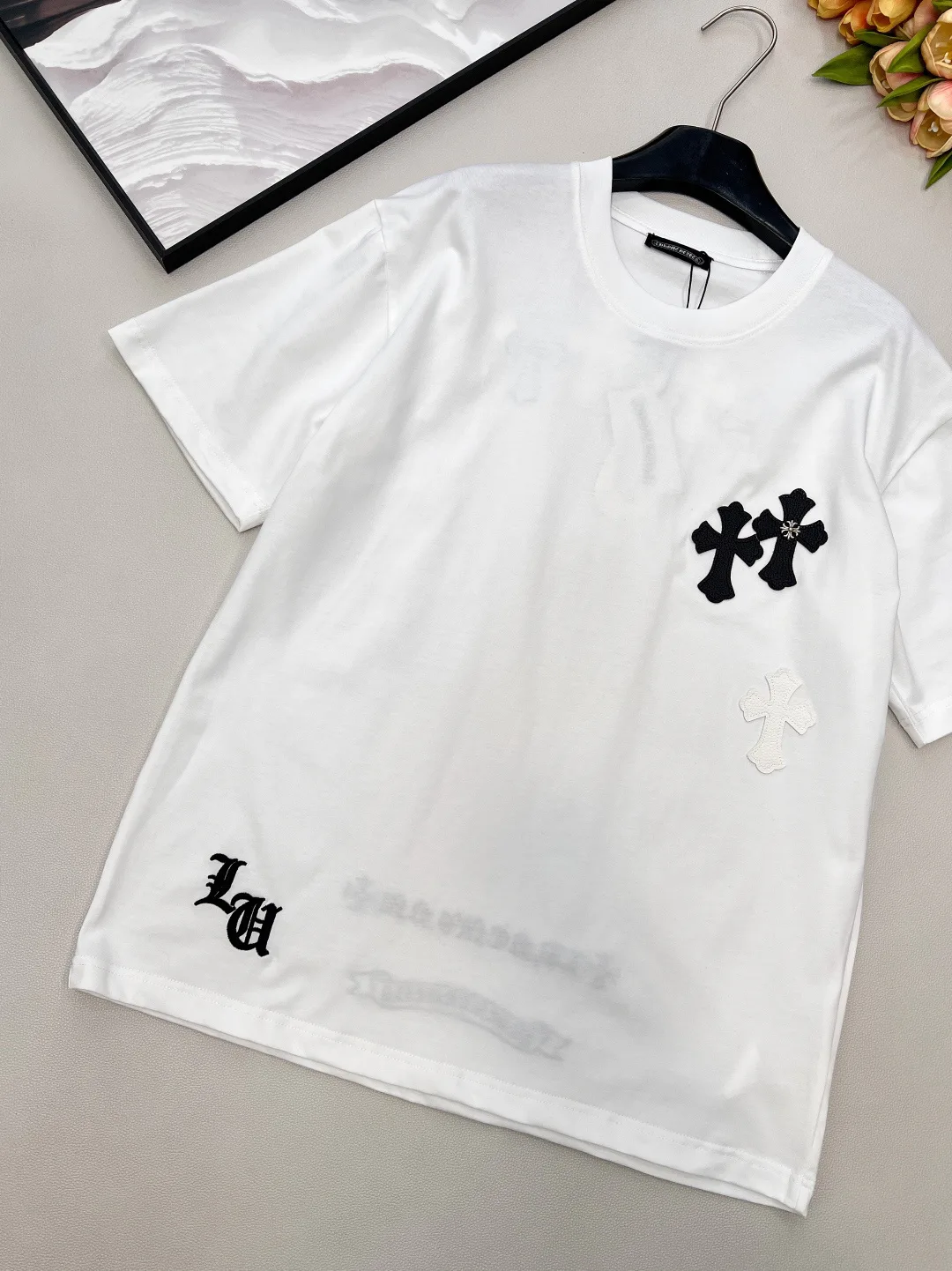 Футболки Женские Chrome Hearts 1856633