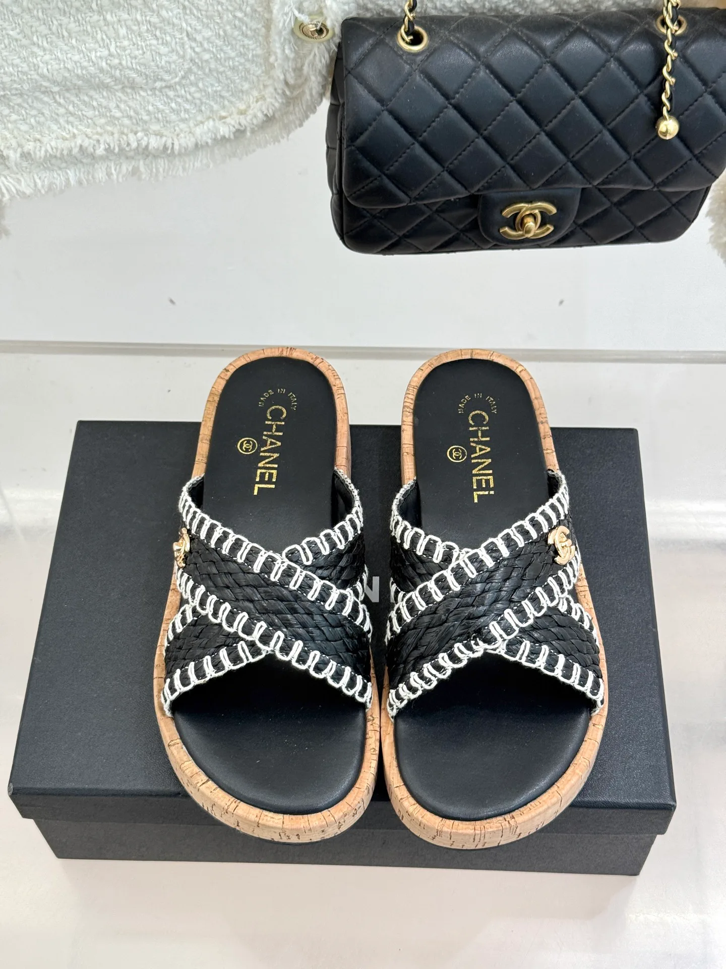 Шлепанцы Женские Chanel 1018157