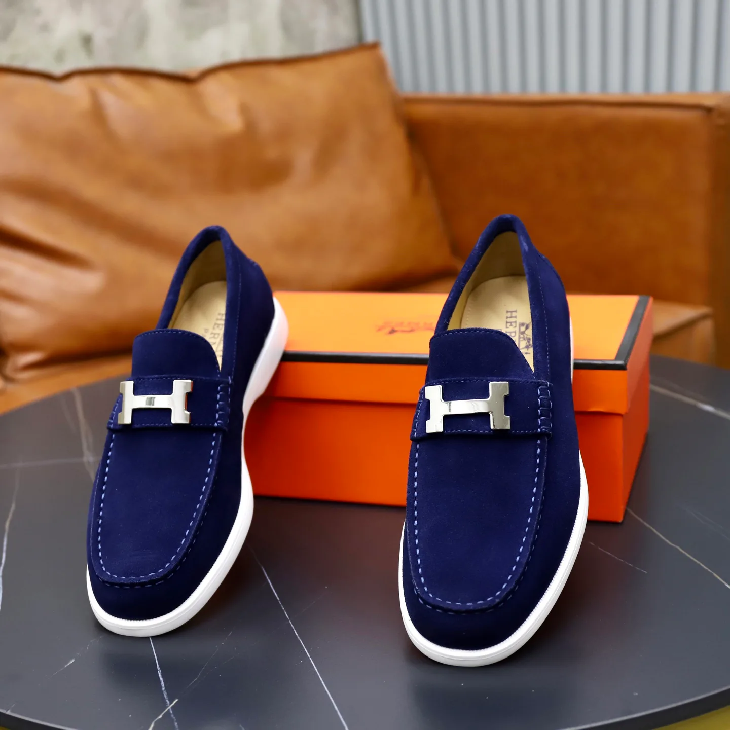 Лоферы И Туфли Мужские Hermes 18103103