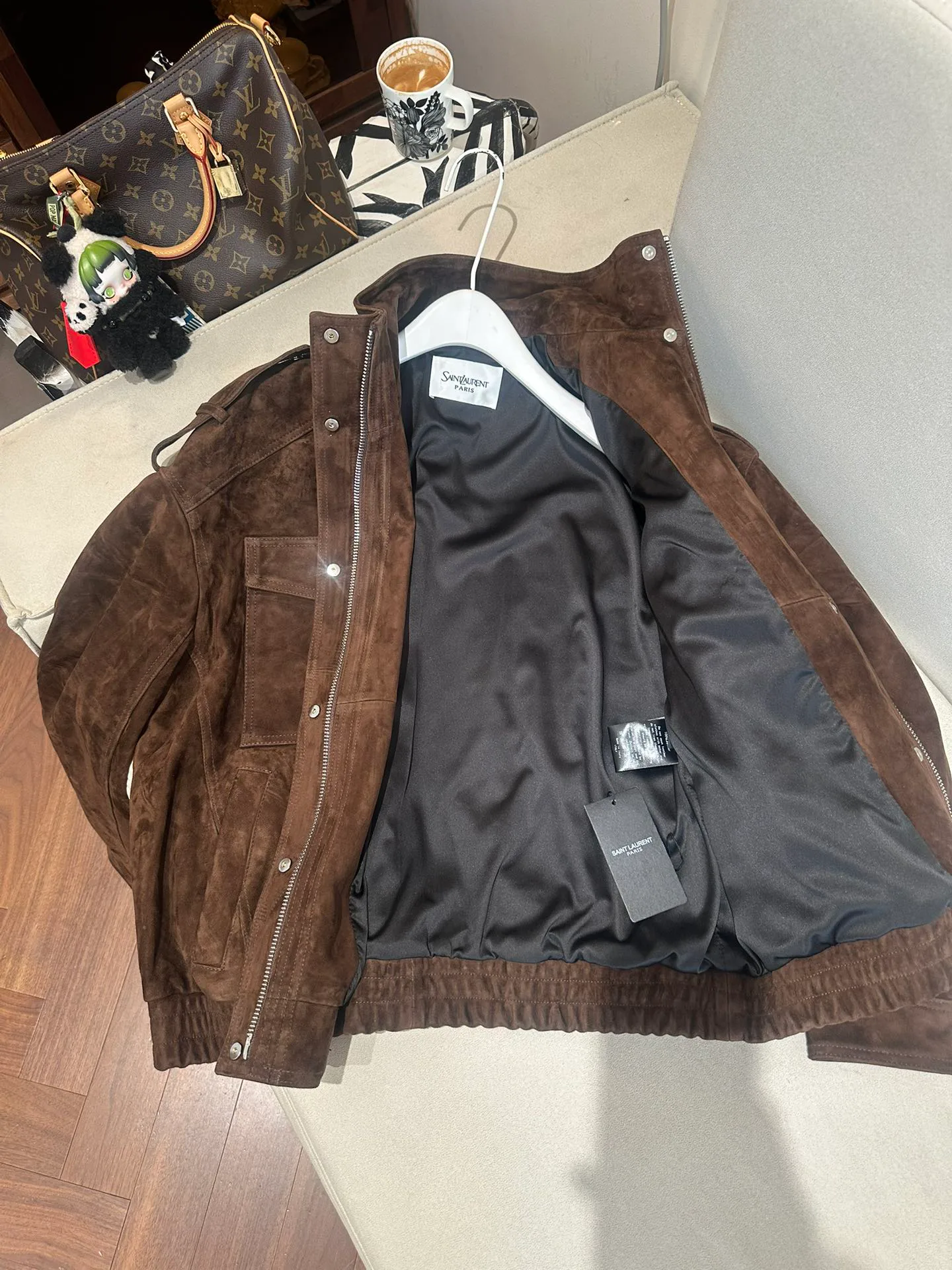 Кожаные Куртки И Дублёнки Женские Saint Laurent 11735644