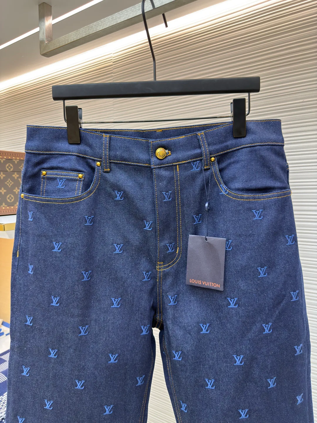 Джинсы Мужские Louis Vuitton 7018636