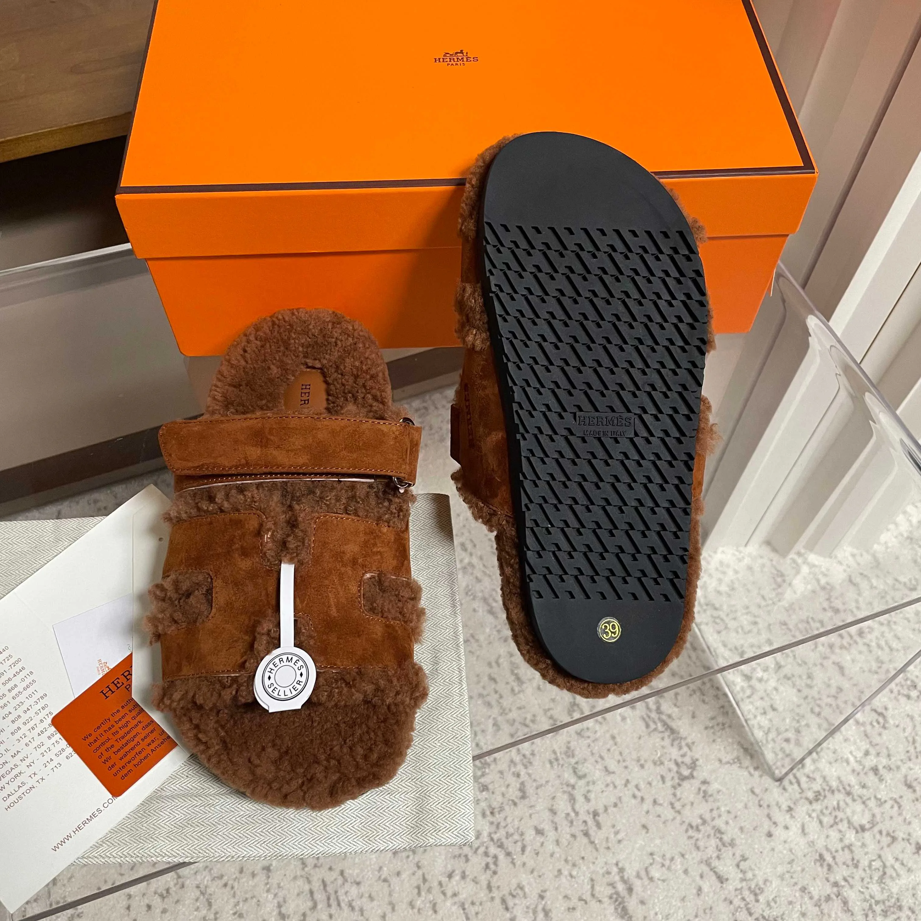 Тапочки Женские Hermes 18436072