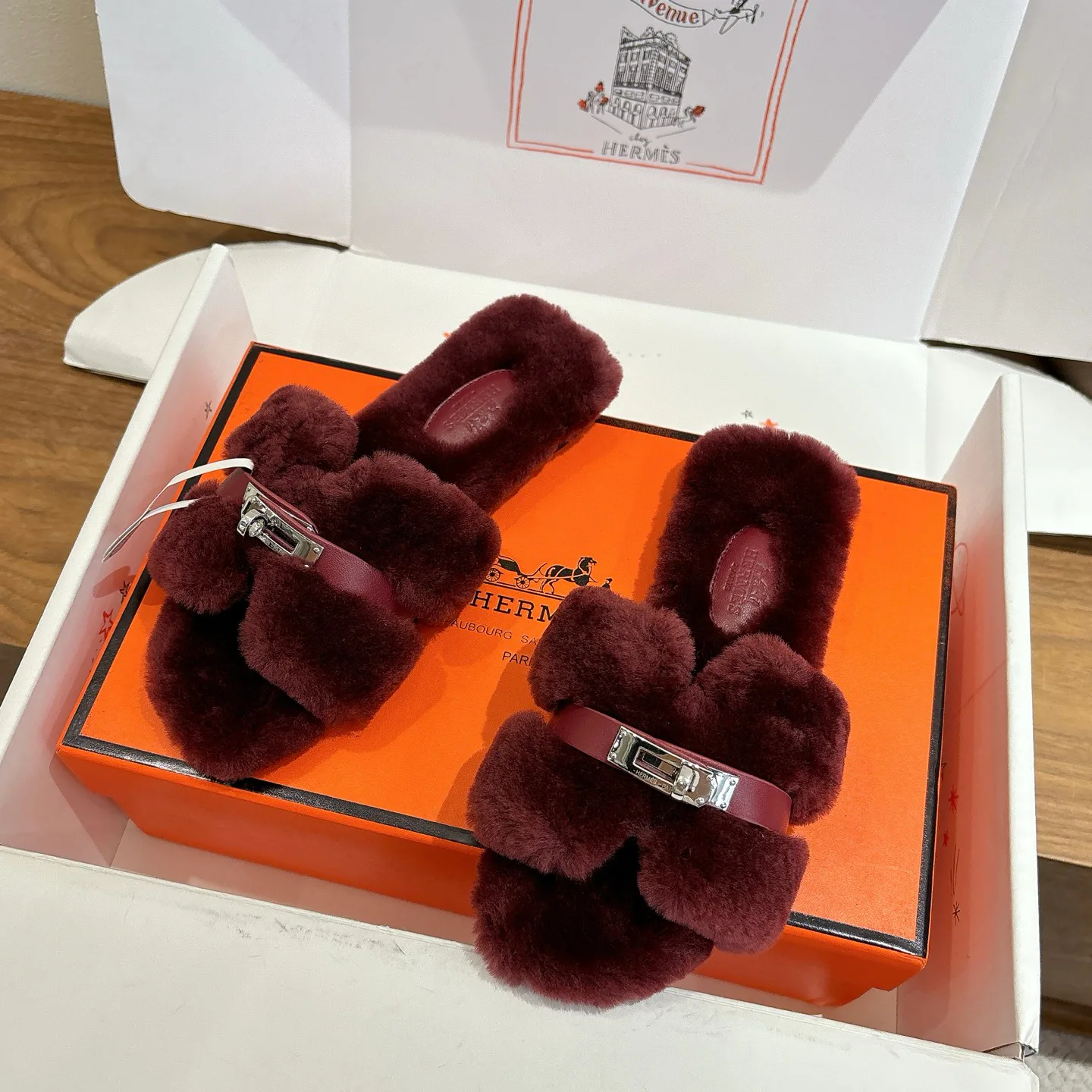 Тапочки Женские Hermes 4500883