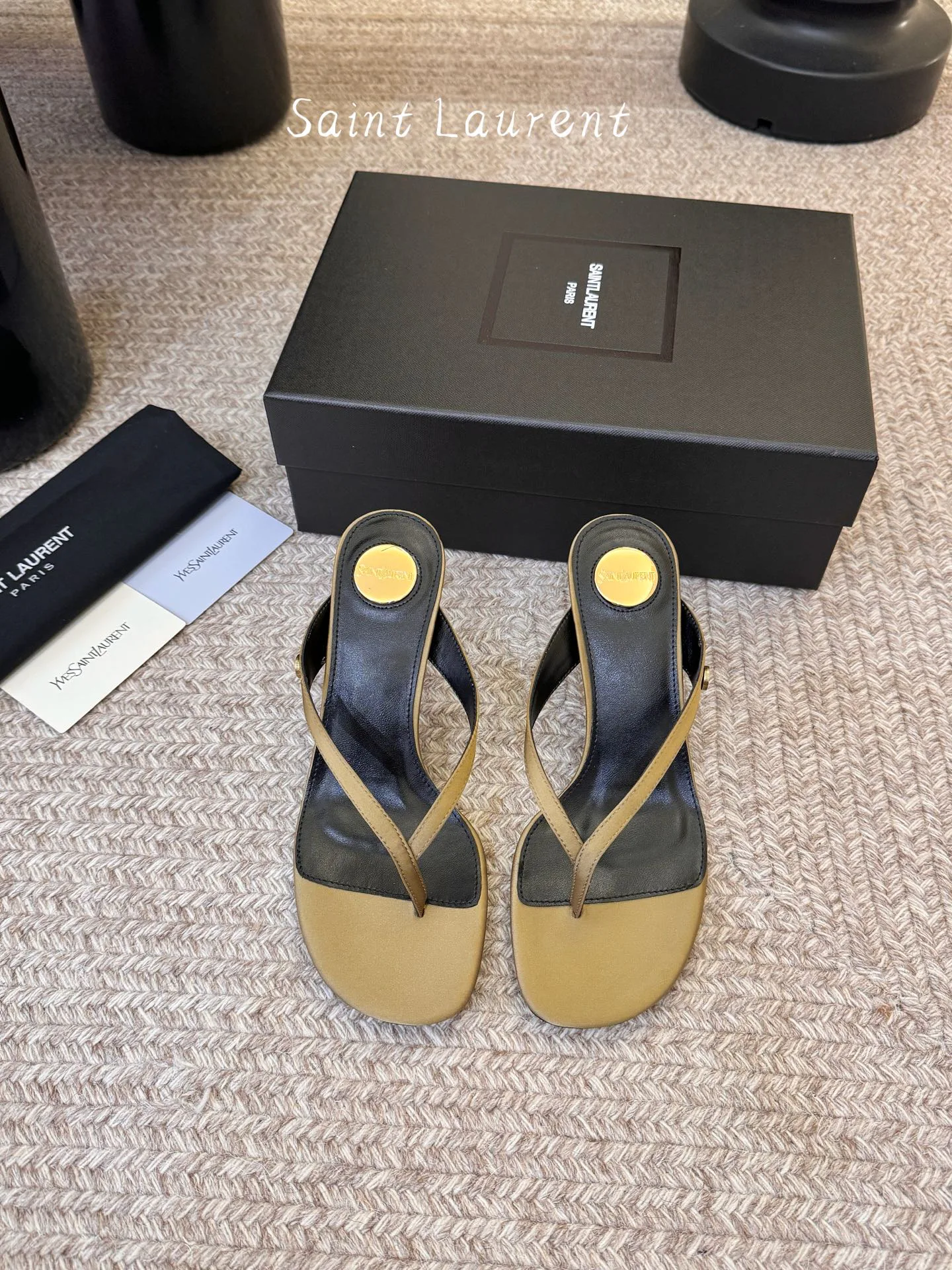 Босоножки Женские Saint Laurent 11668495