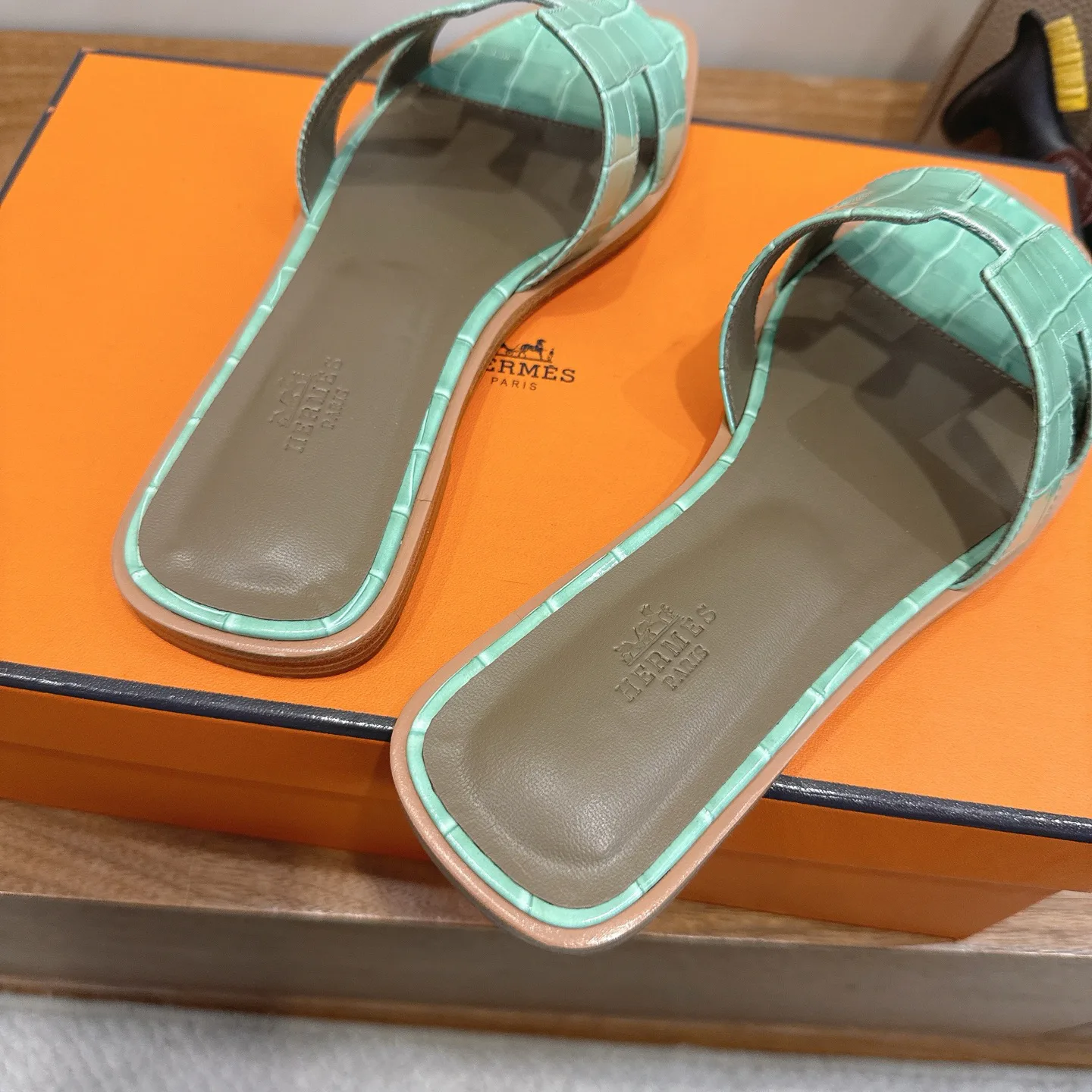 Шлепанцы Женские Hermes 1223562